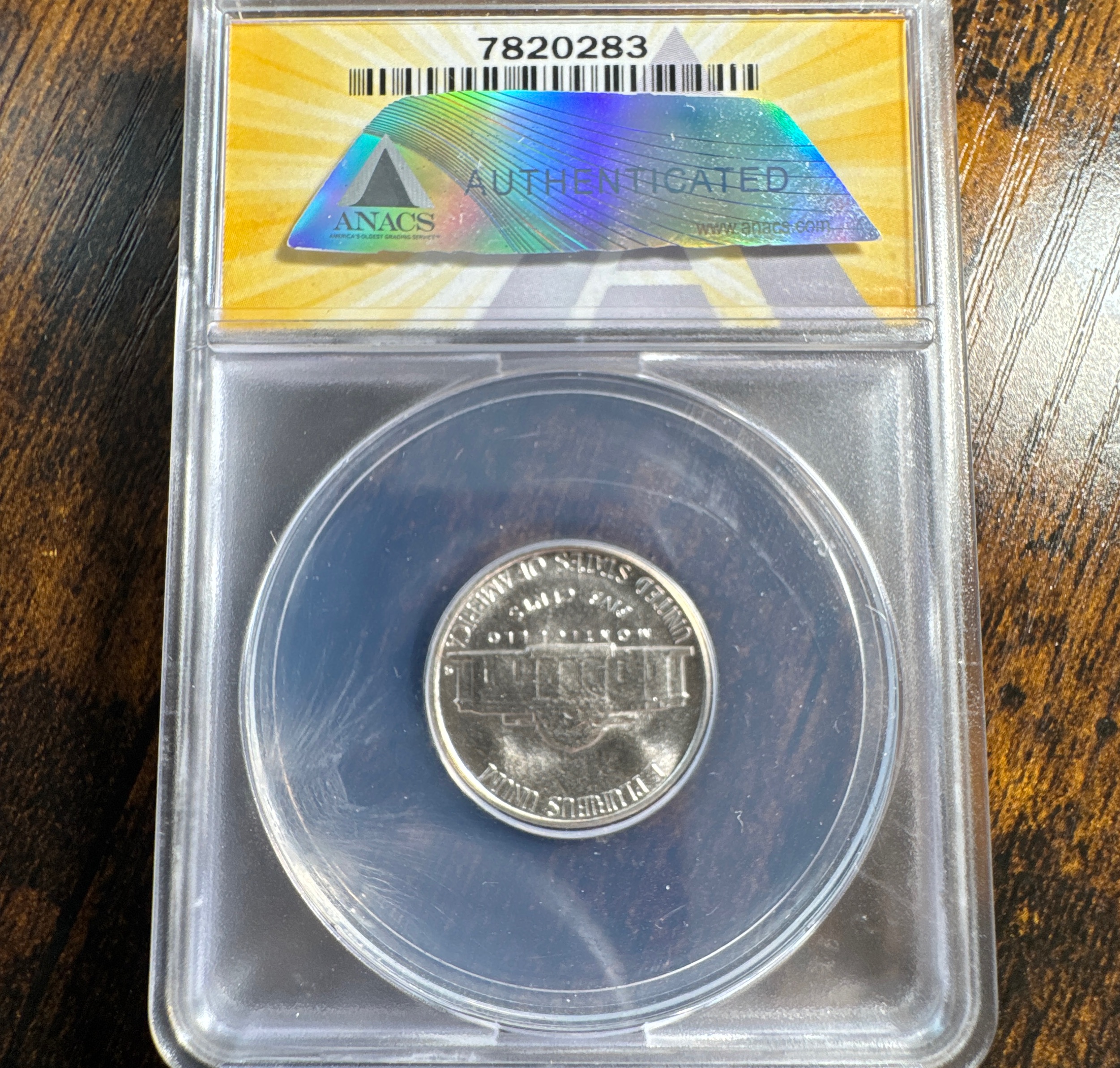1951-S Jefferson Nickel MS65 — back