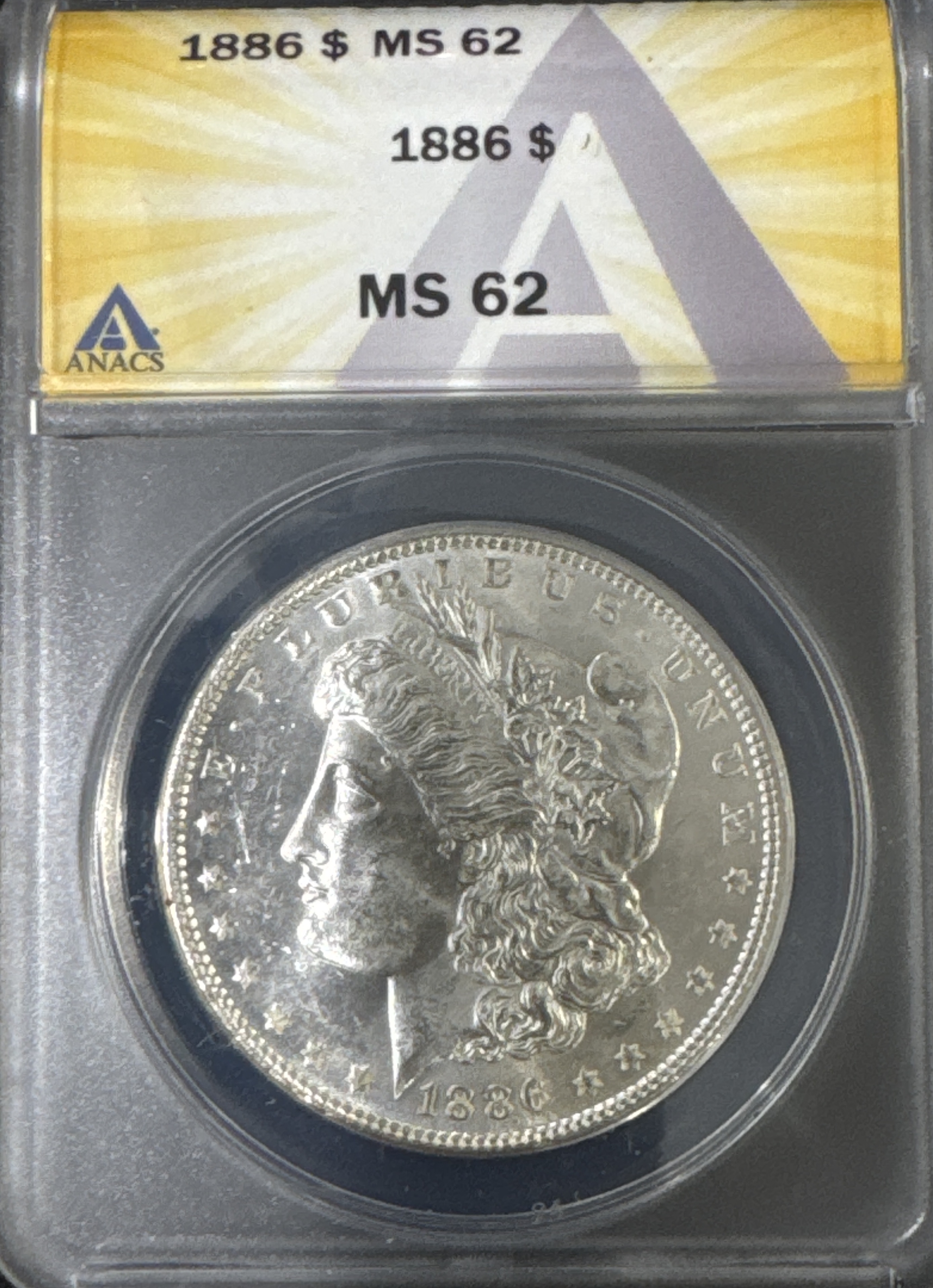 1886-P Morgan Dollar MS62