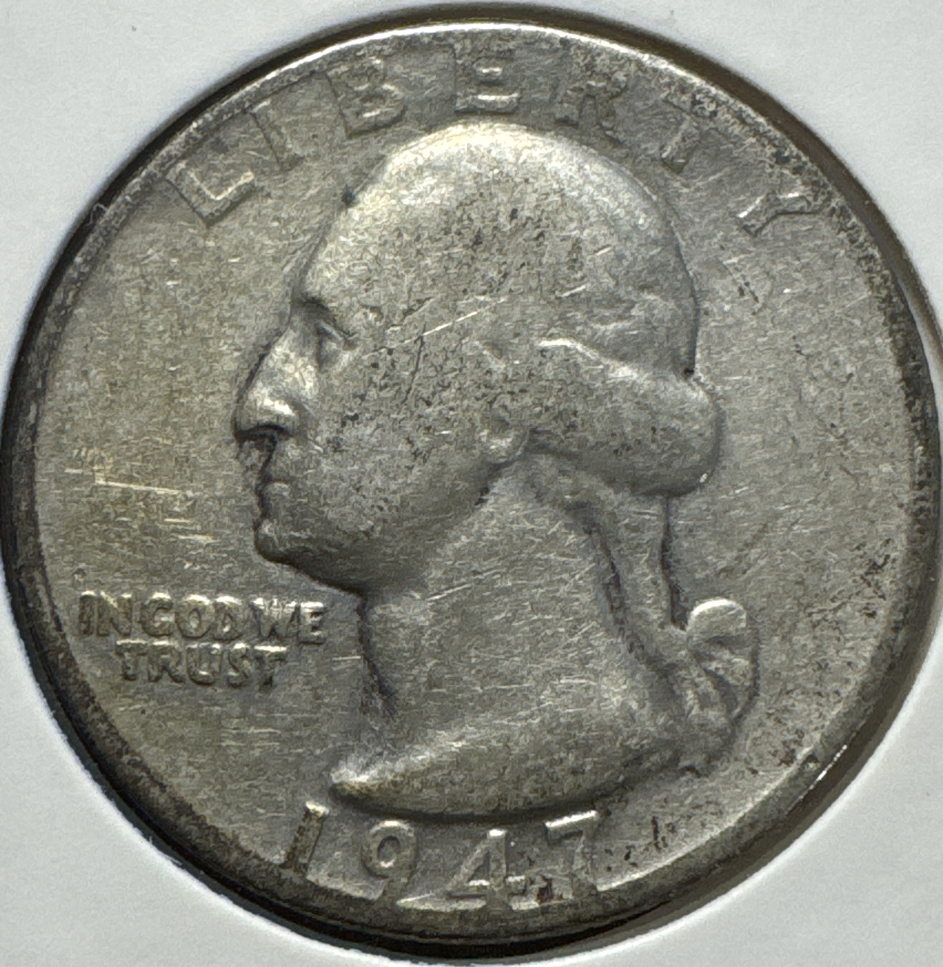 1947-D Washington Quarter Ungraded