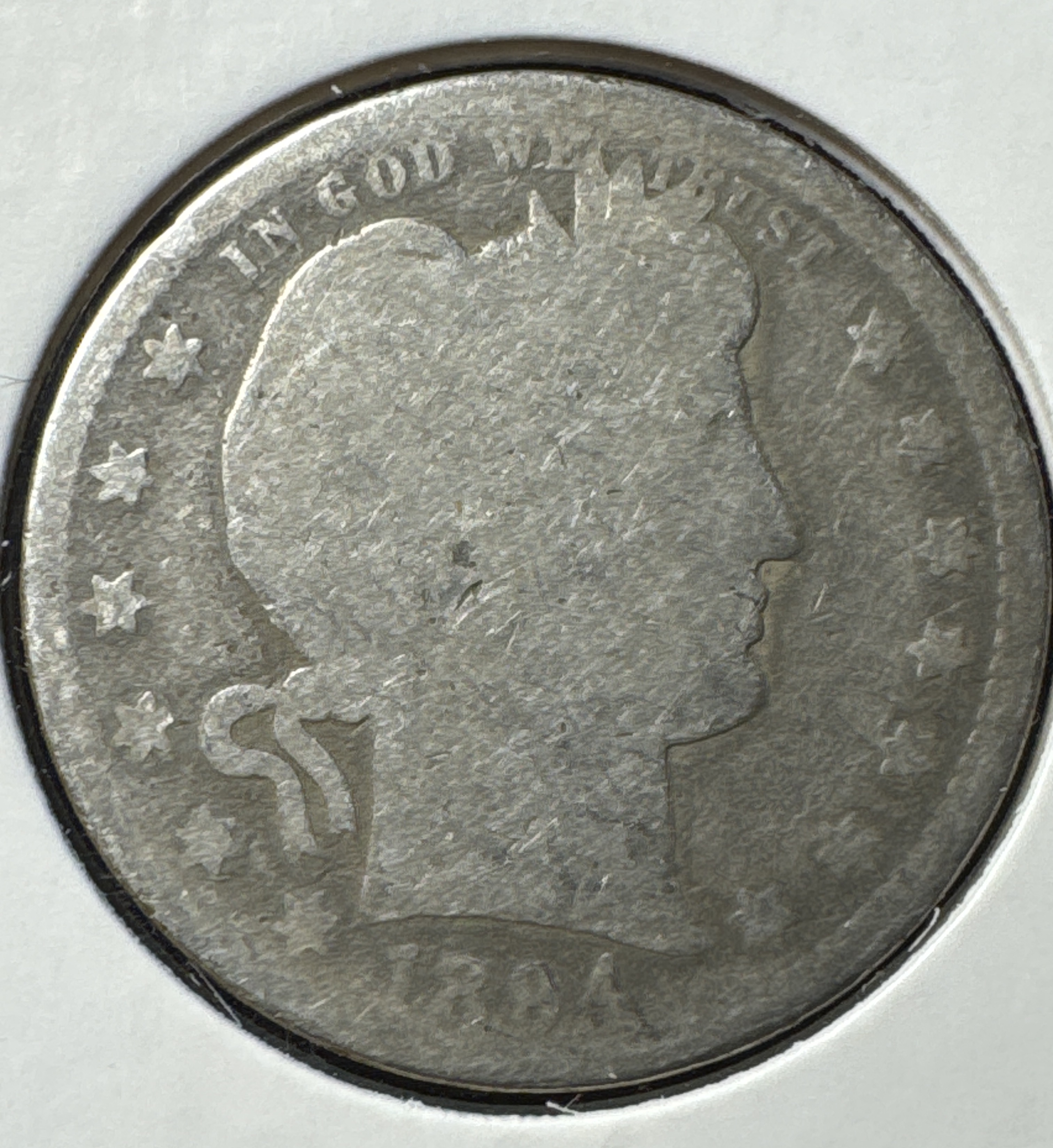 1894-O Barber Quarter Ungraded