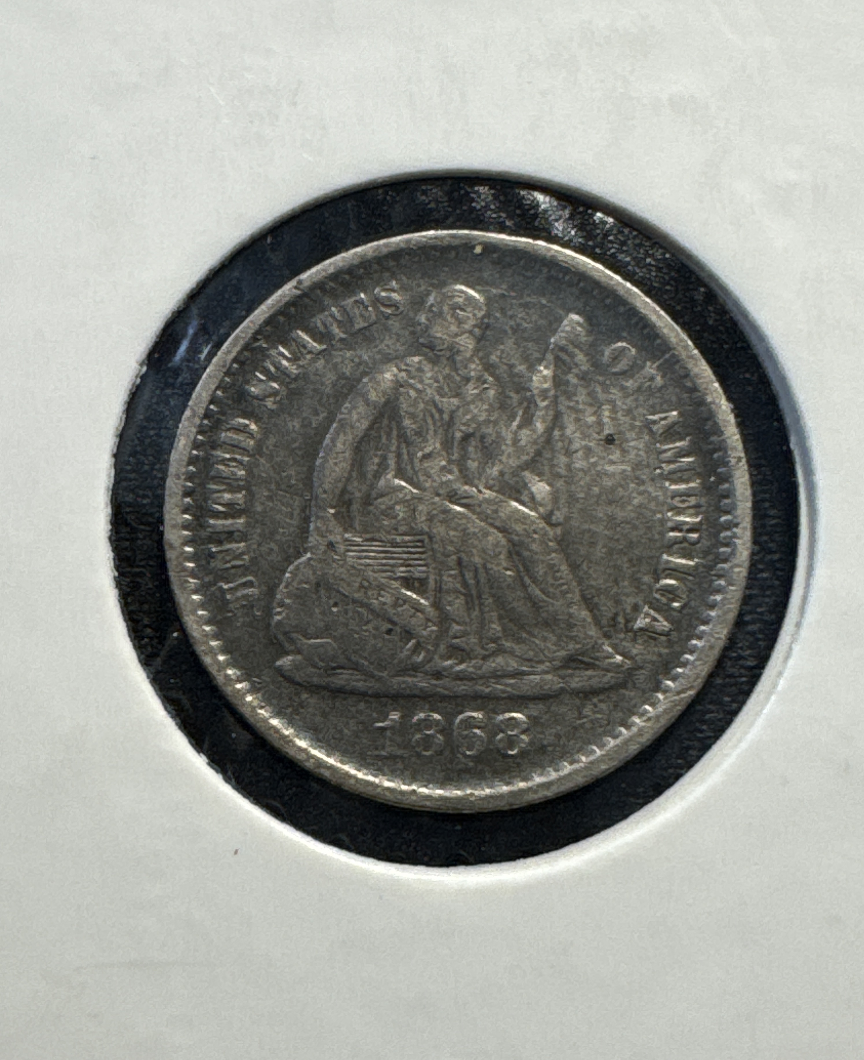 1868-S Liberty Seated Dime Ungraded