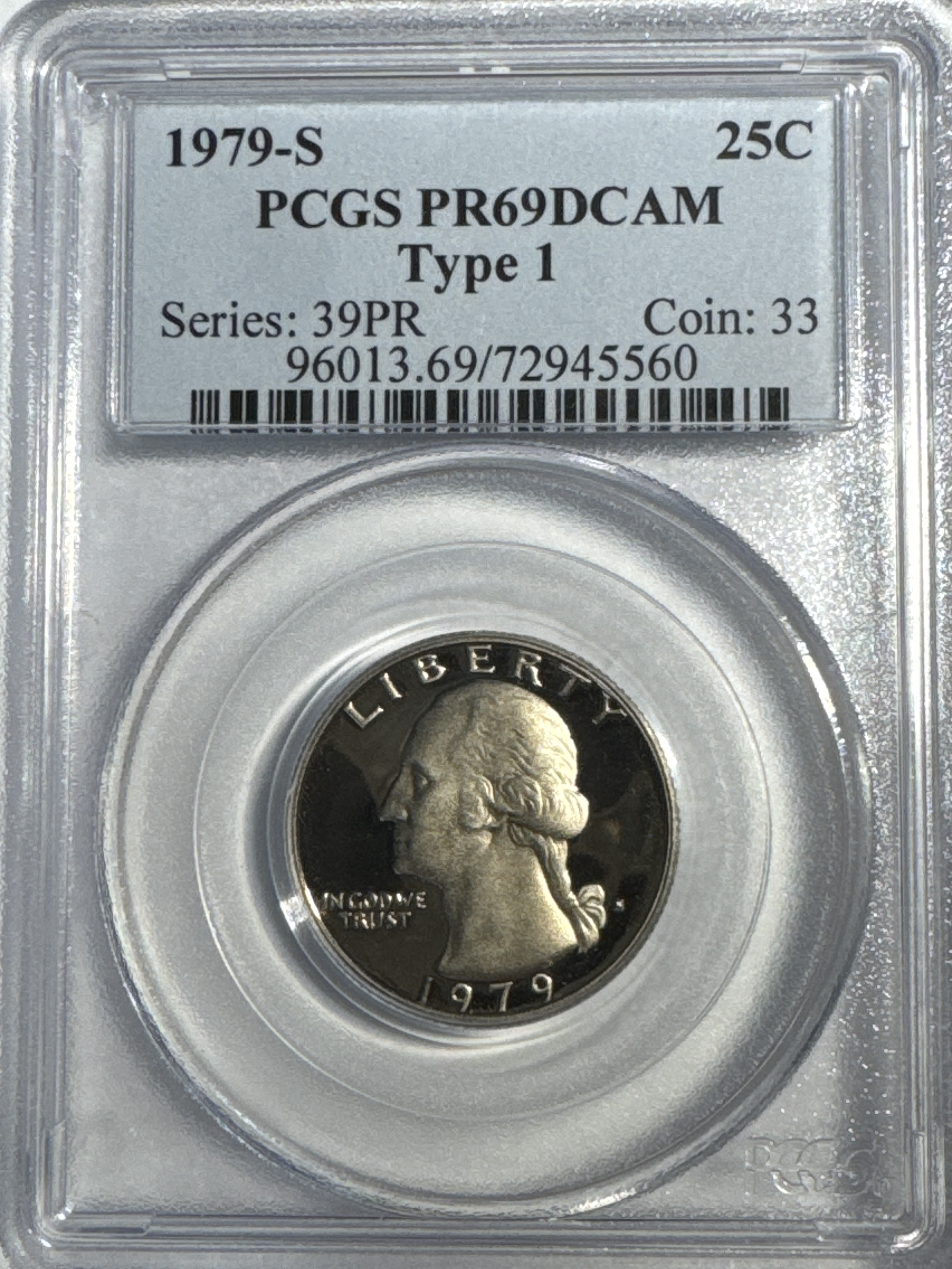 1979-S Washington Quarter PR69