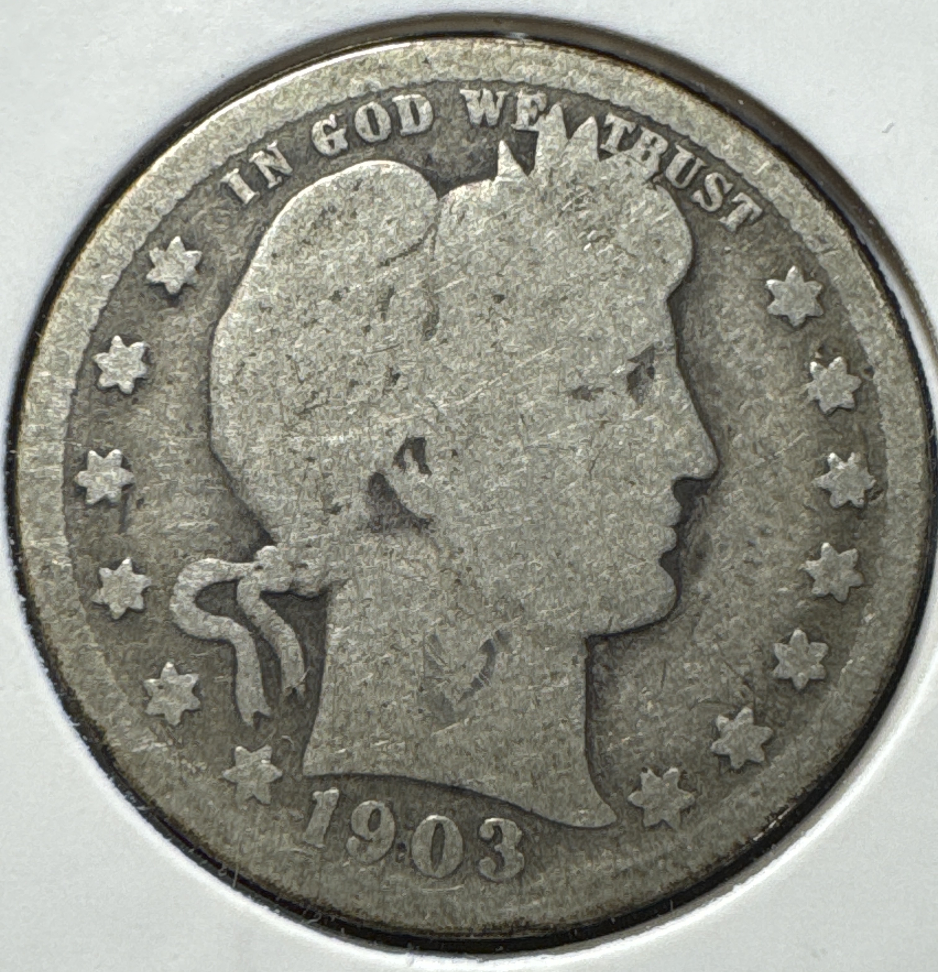 1903-P Barber Quarter Ungraded