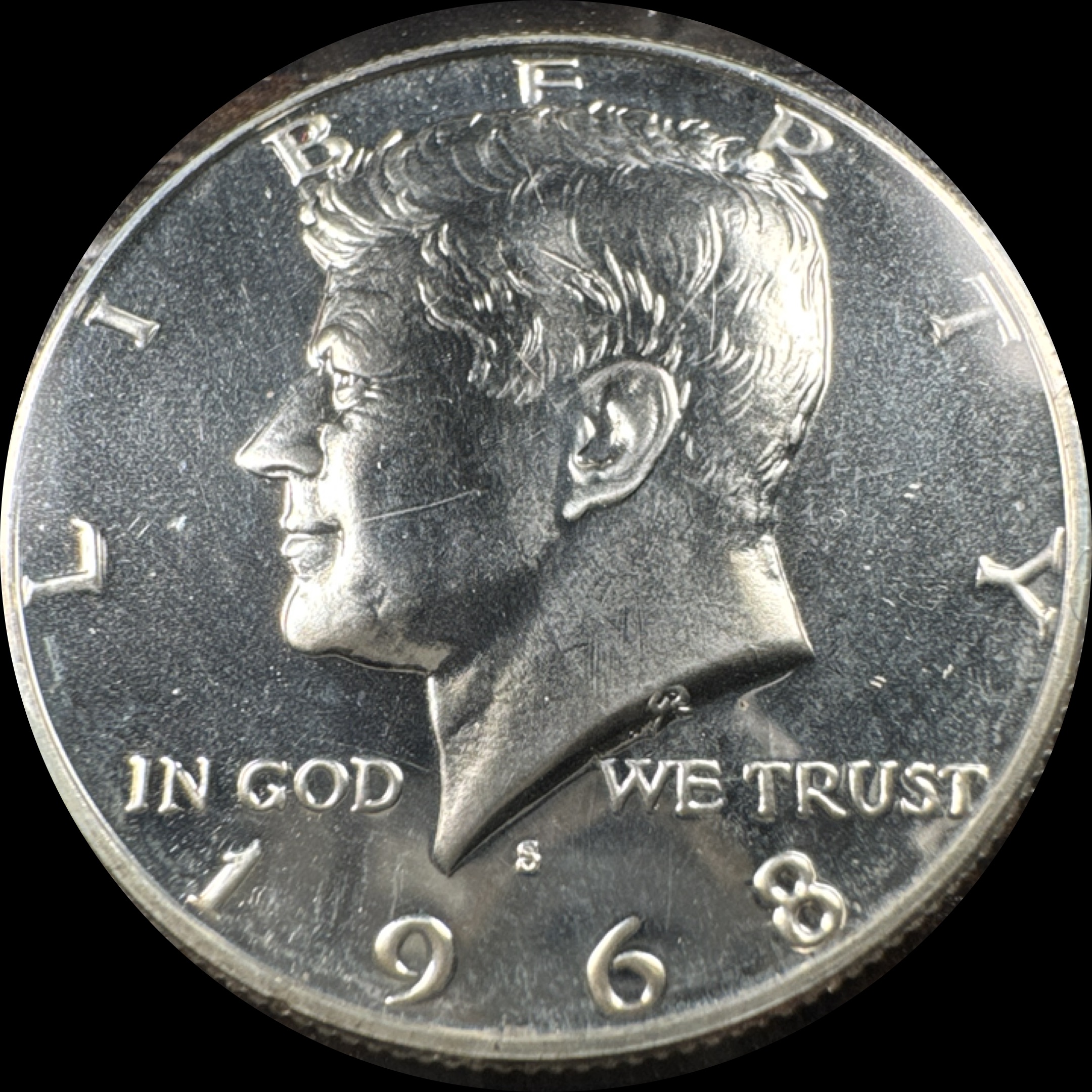 1968-S Kennedy Half Dollar Ungraded