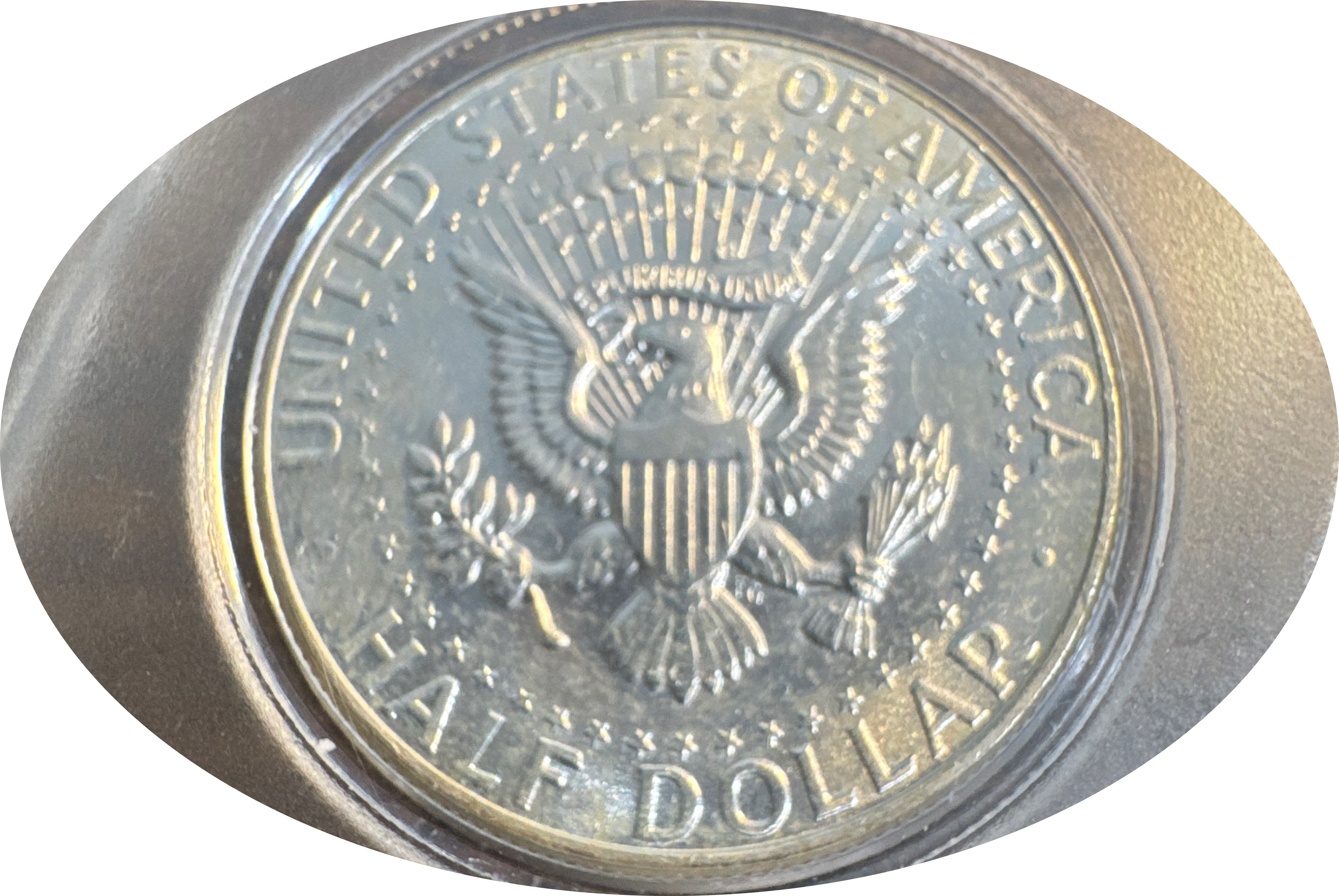 1964-P Kennedy Half Dollar Ungraded — back