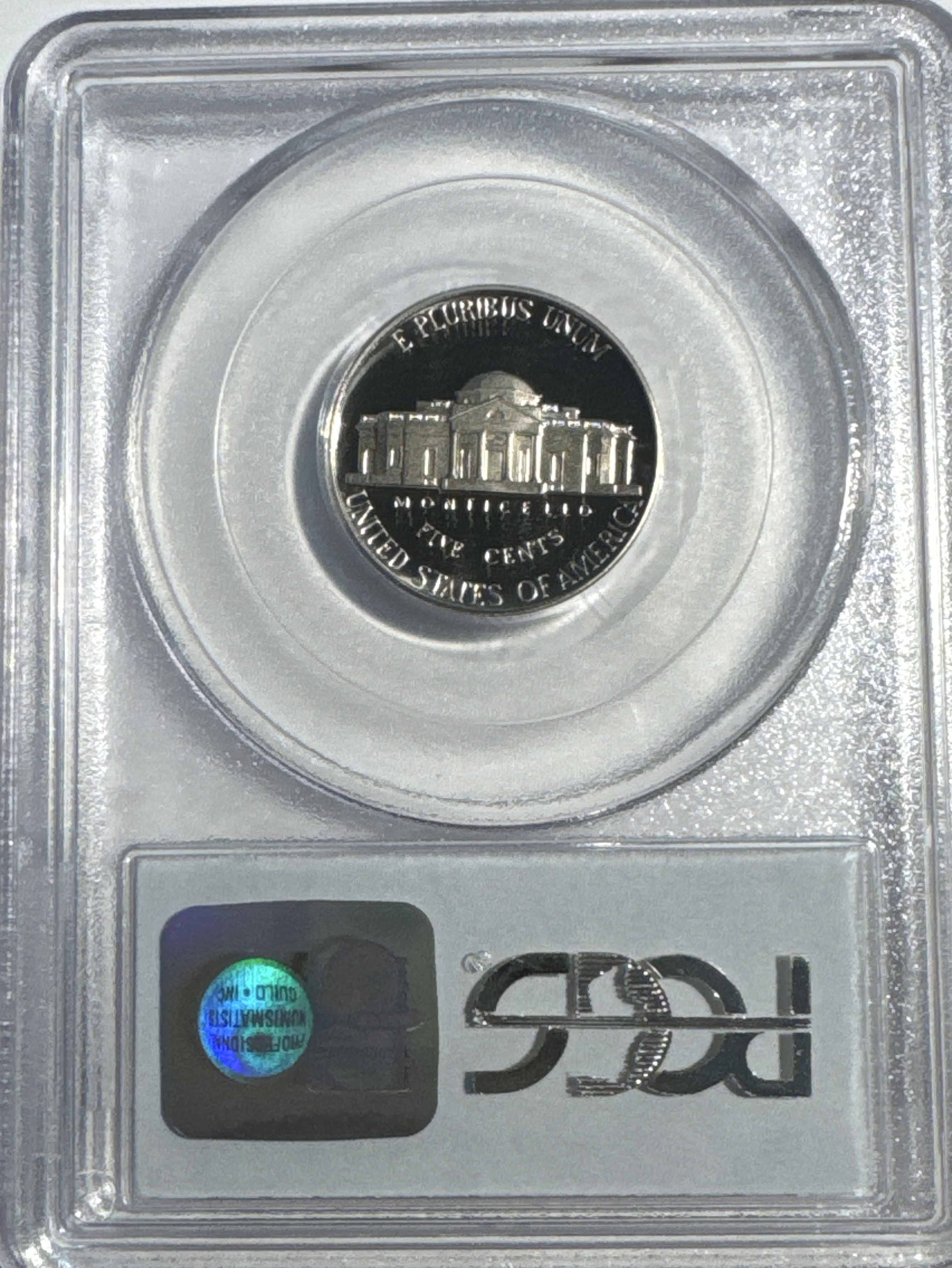 1992-S Jefferson Nickel PR69 — back