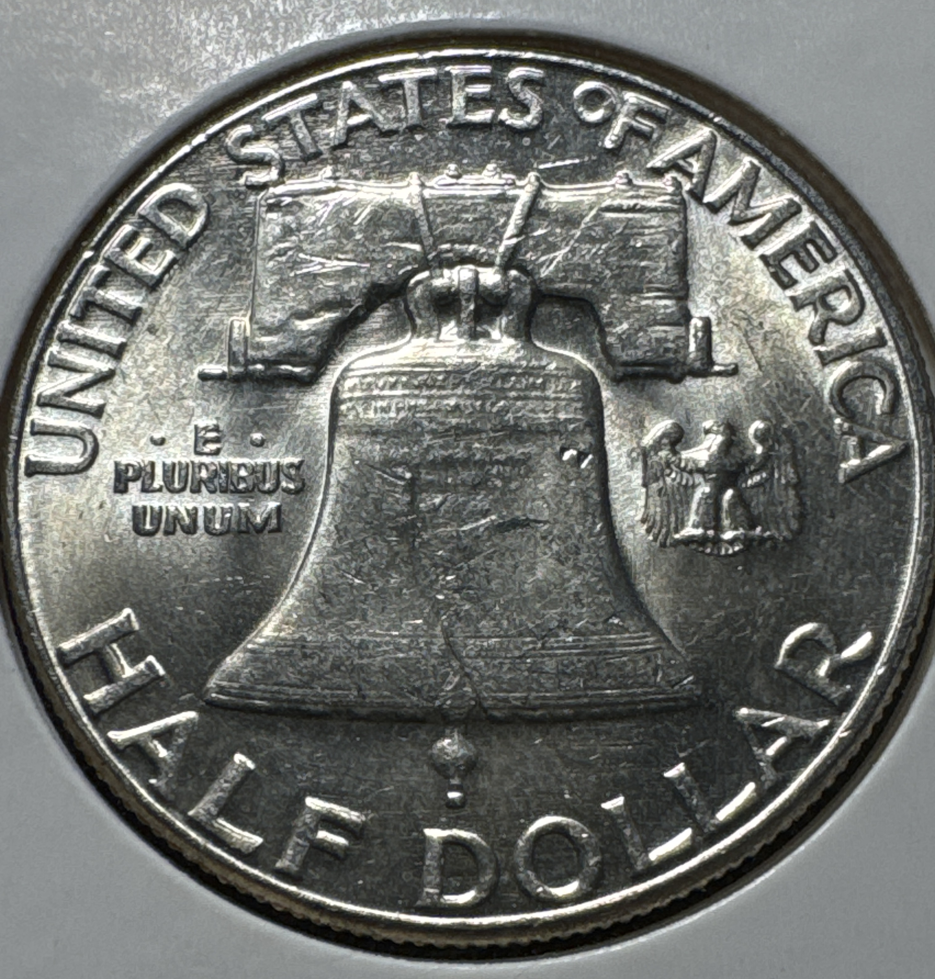1960-P Franklin Half Dollar Ungraded — back