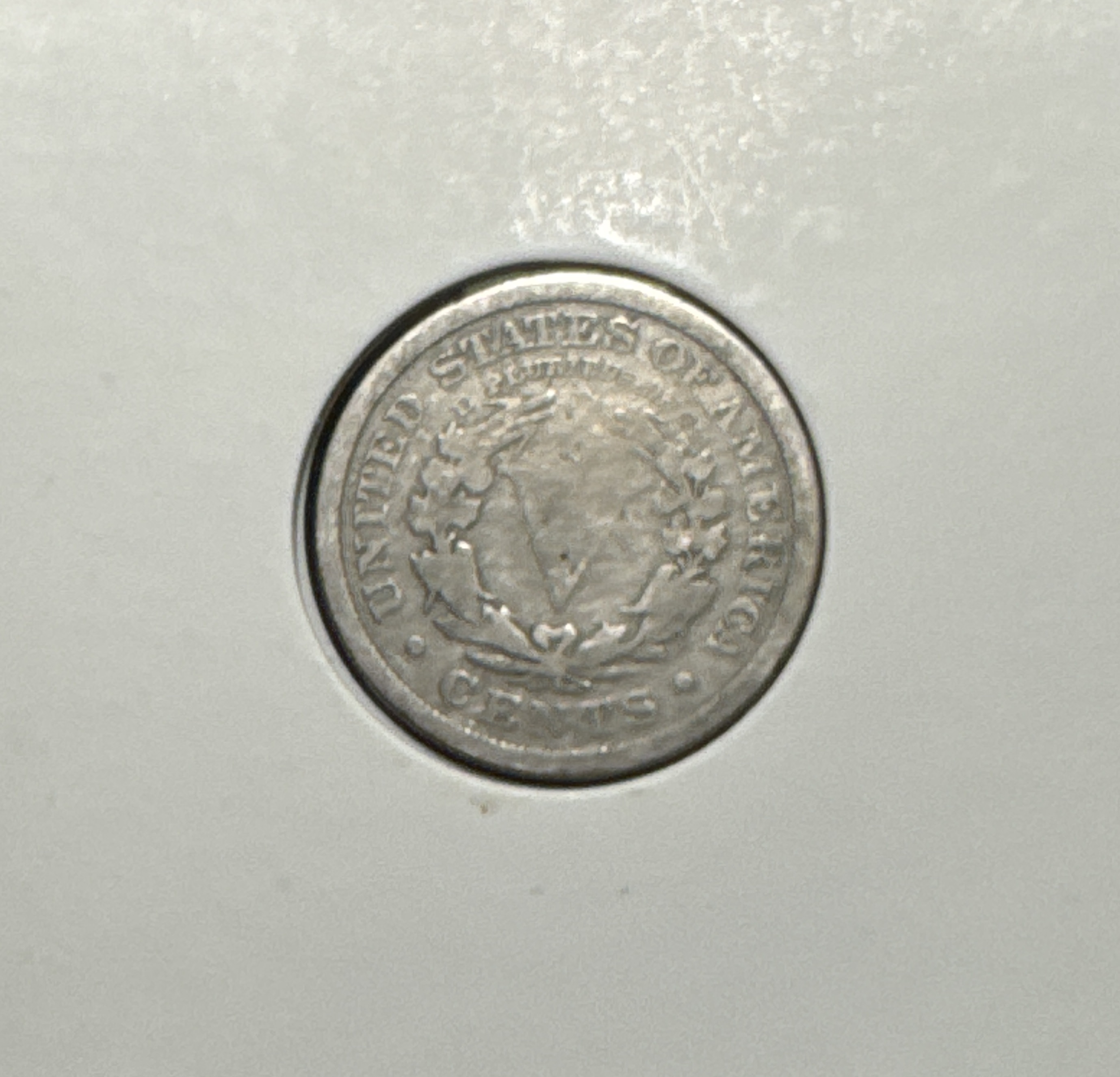 1909-P Liberty V Nickel Ungraded — back