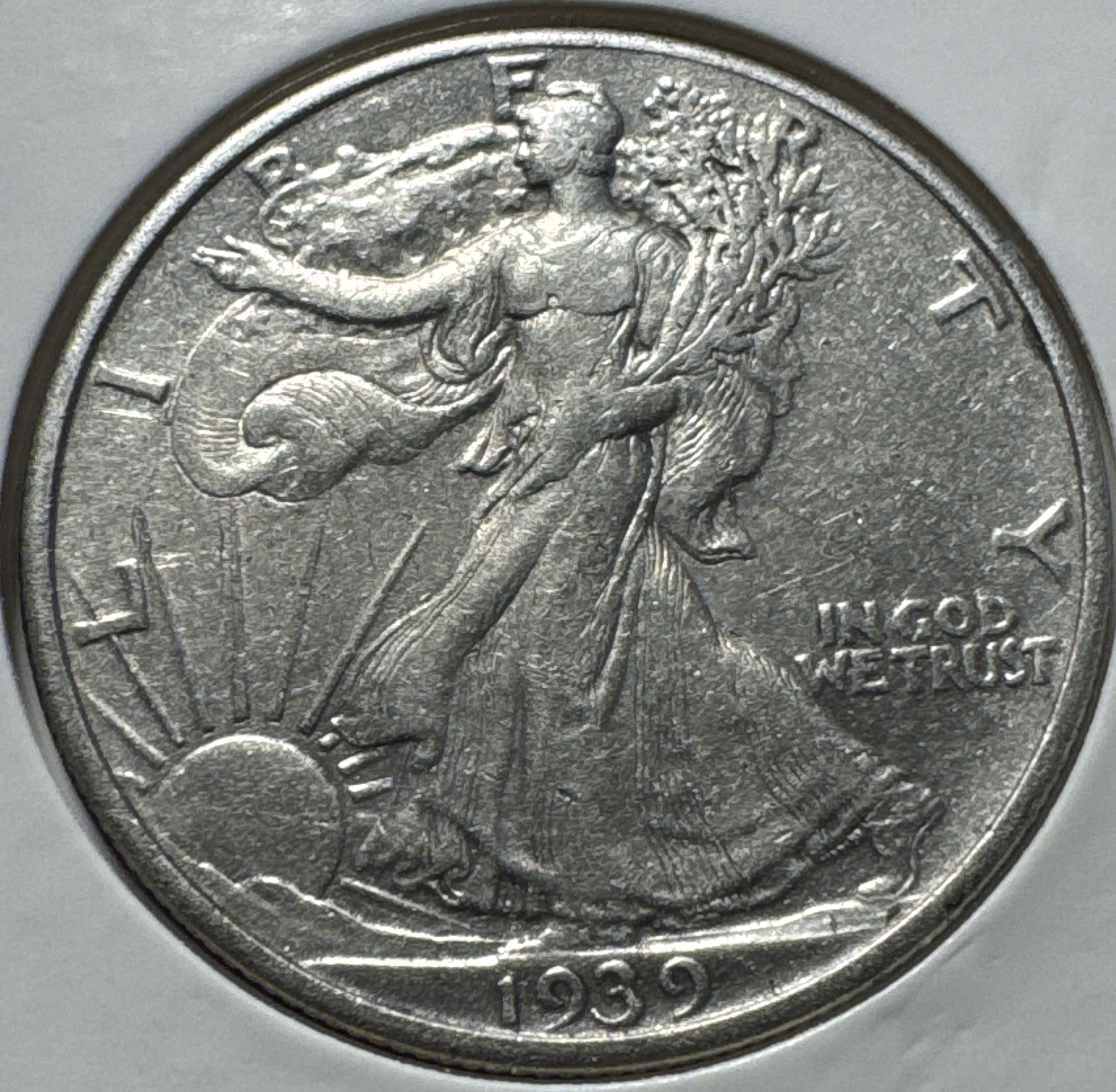 1939-P Walking Liberty Half Dollar Ungraded