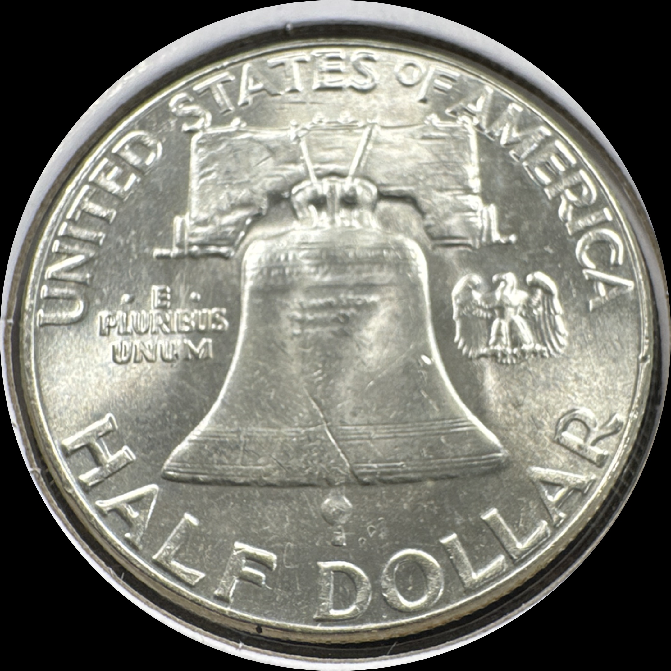 1963-P Franklin Half Dollar Ungraded — back