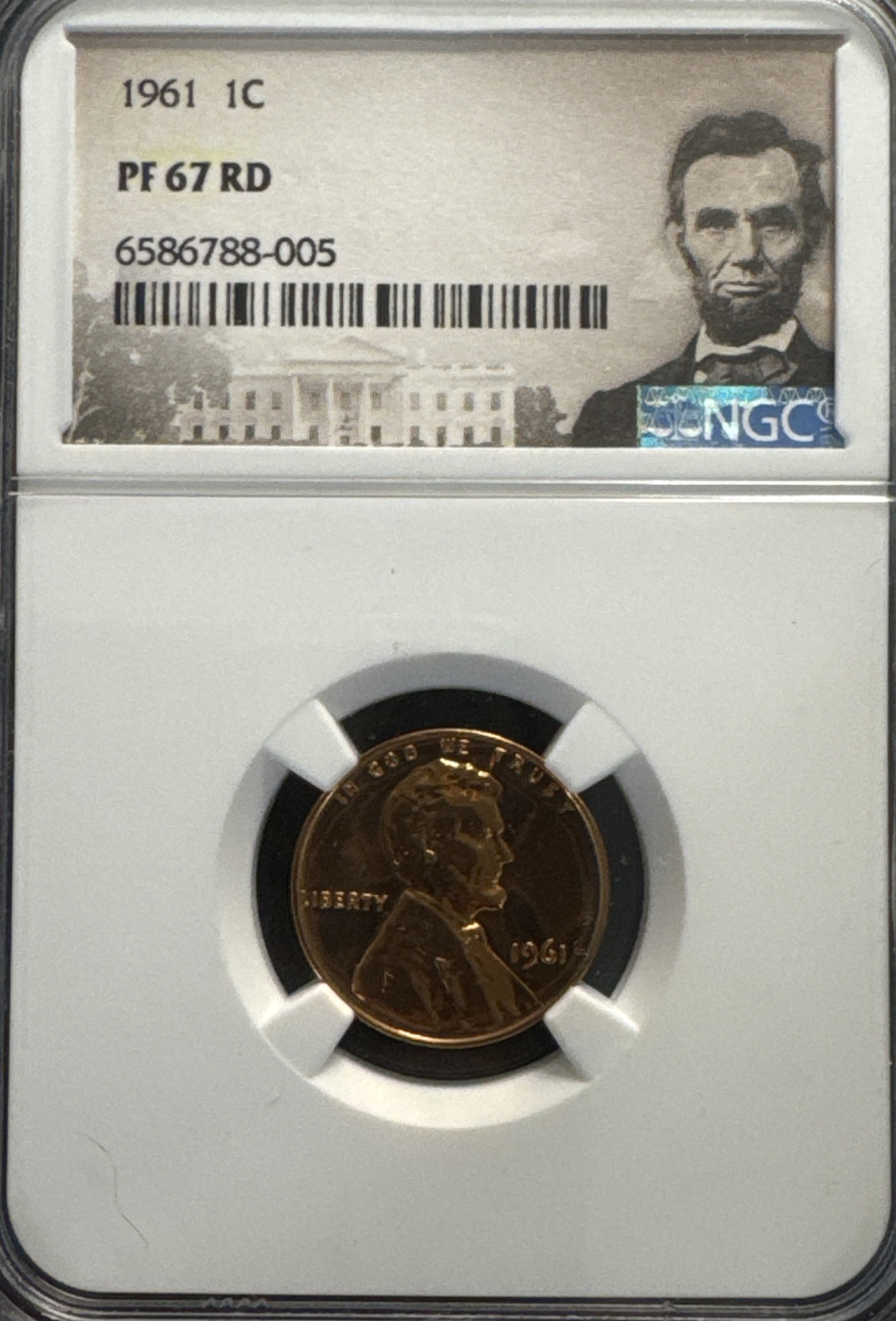 1961-P Lincoln Cent PF67