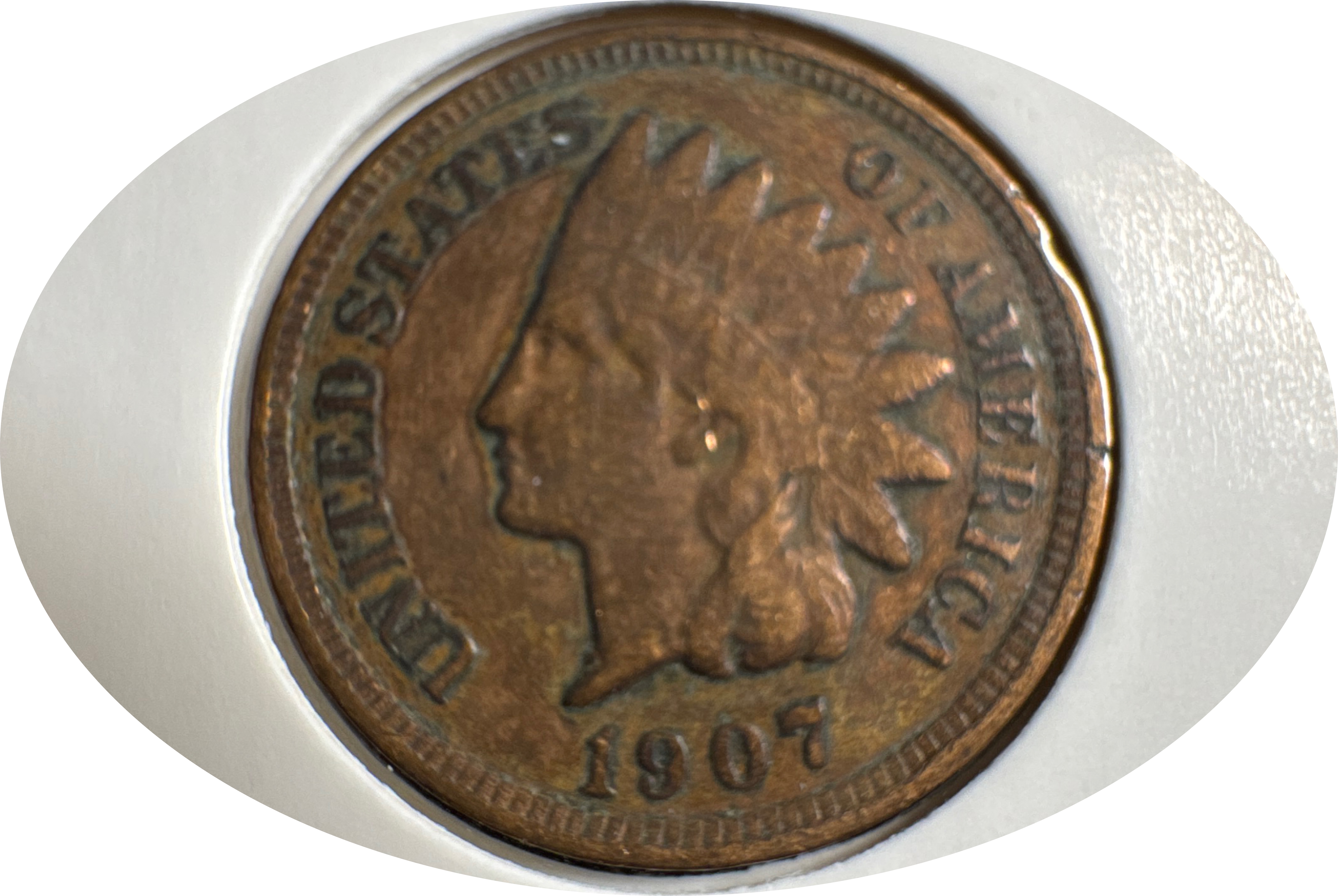 1907-P Indian Head Cent Ungraded