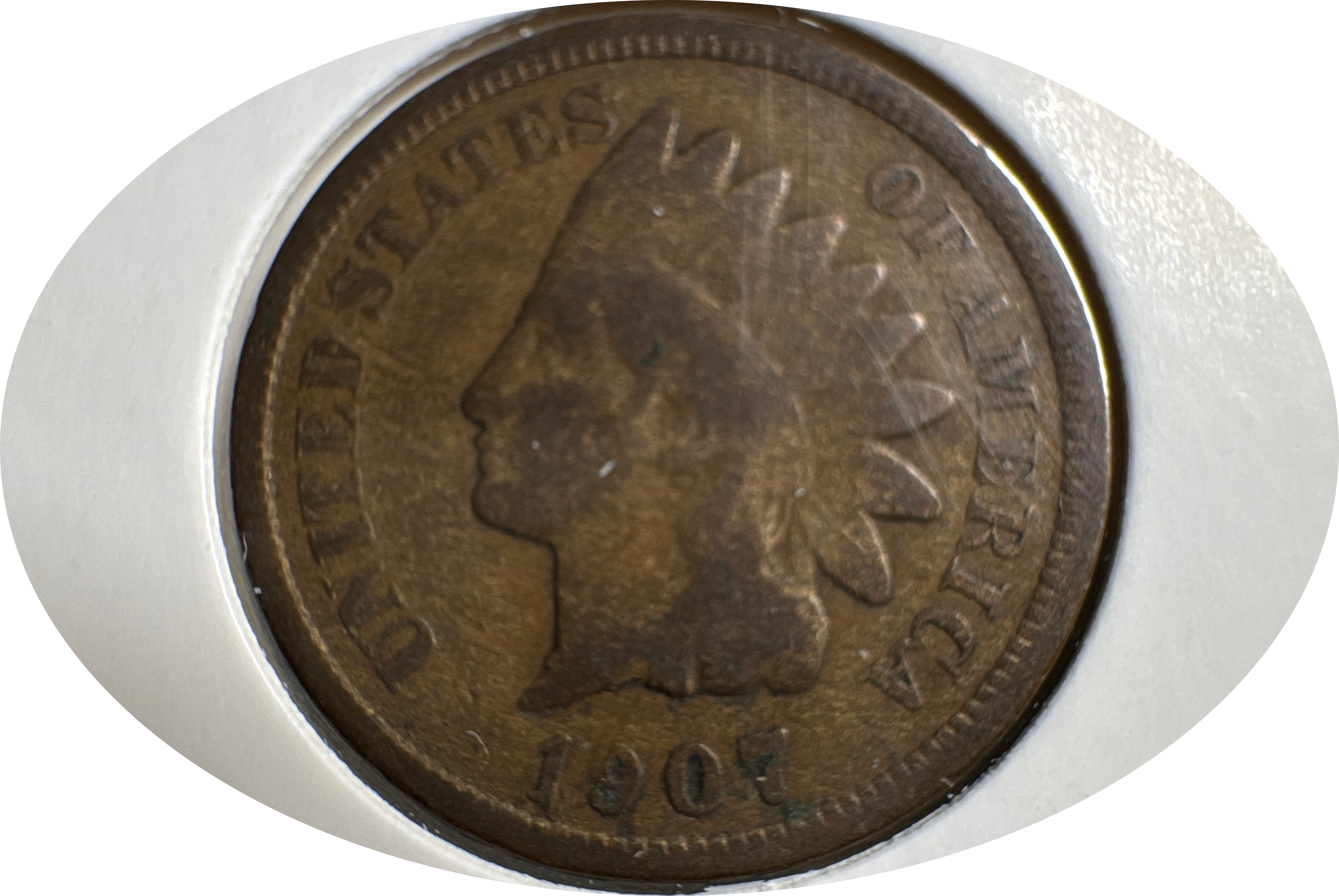 1907-P Indian Head Cent Ungraded