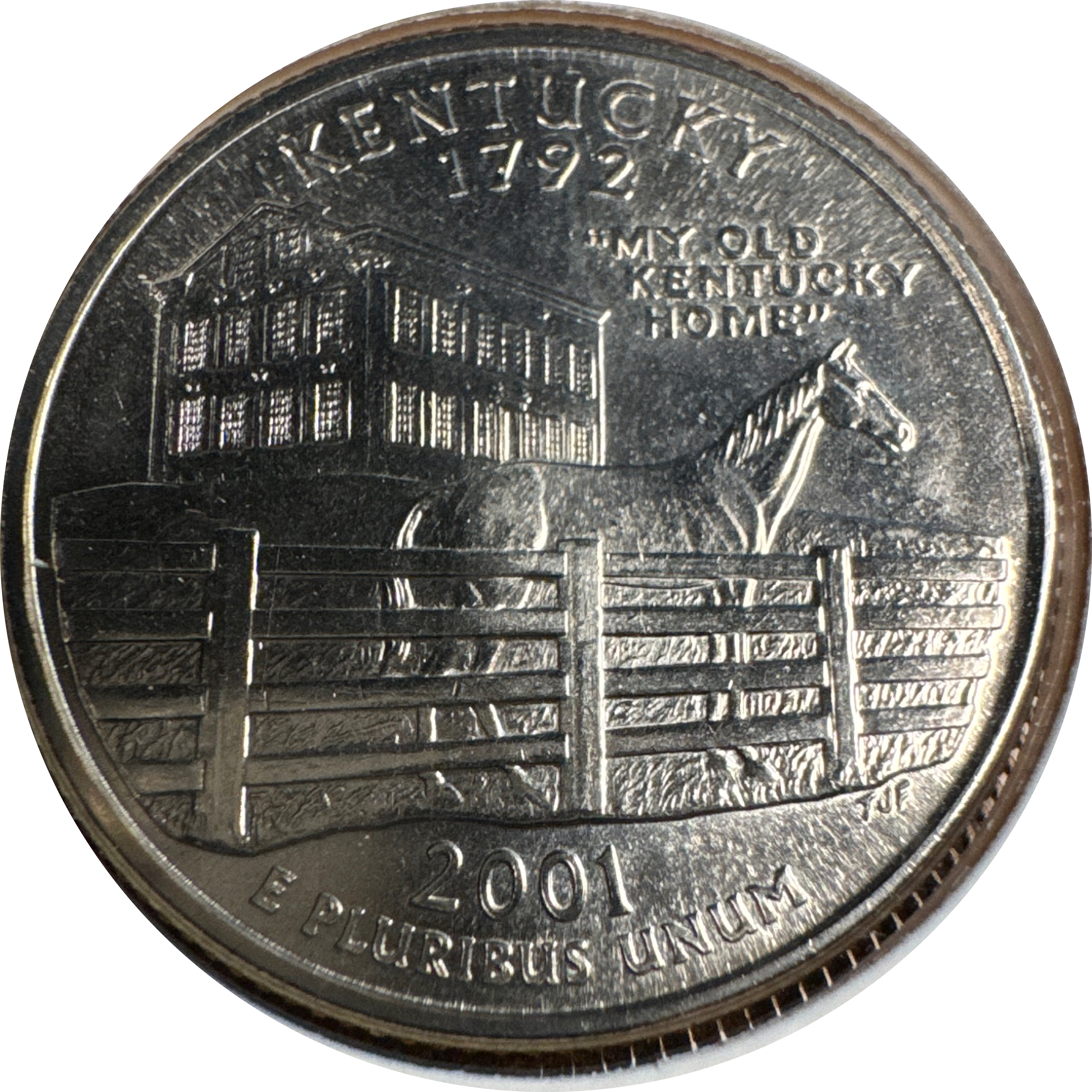 2001-P Washington Quarter Ungraded — back