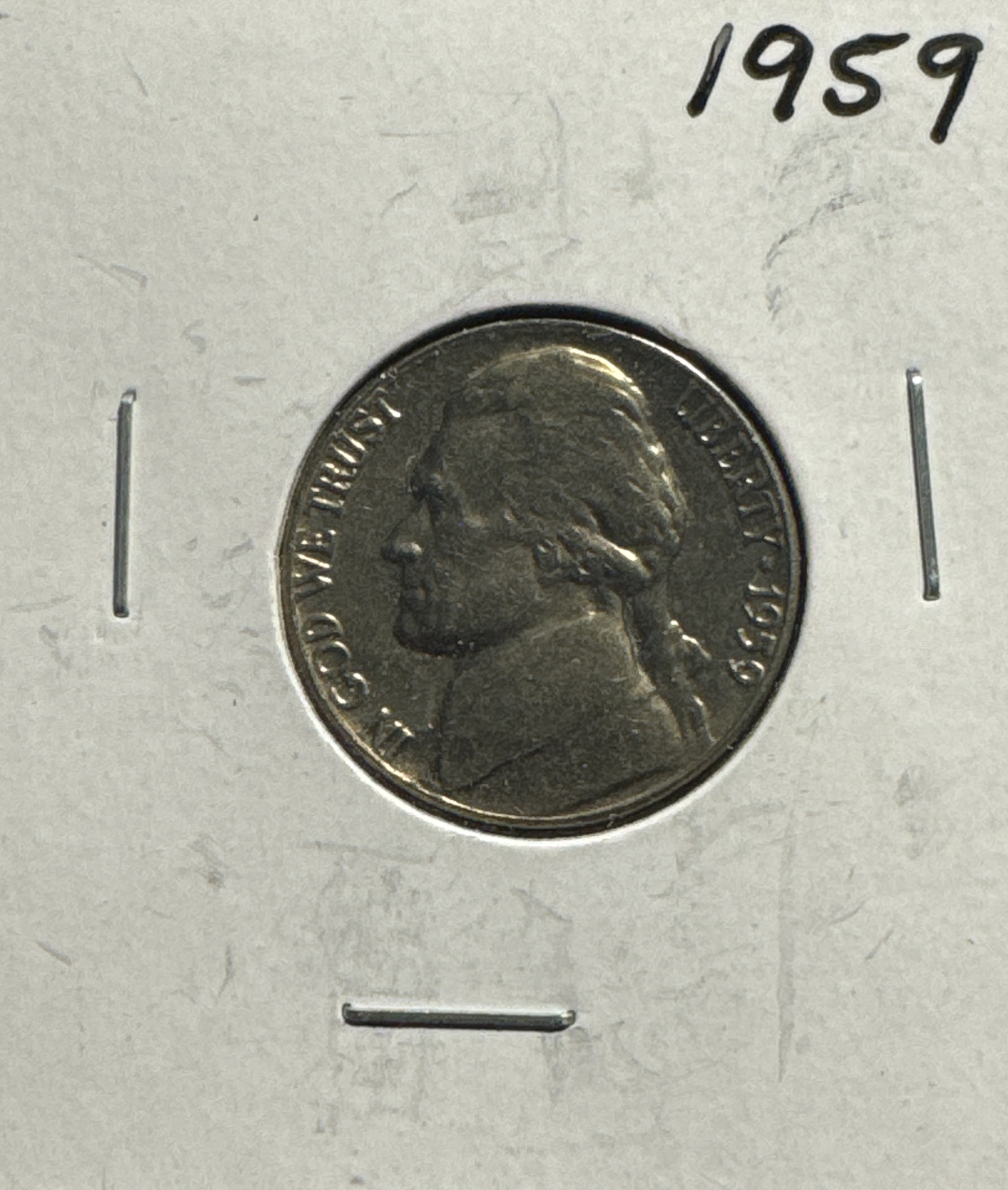 1959 Jefferson Nickel Ungraded