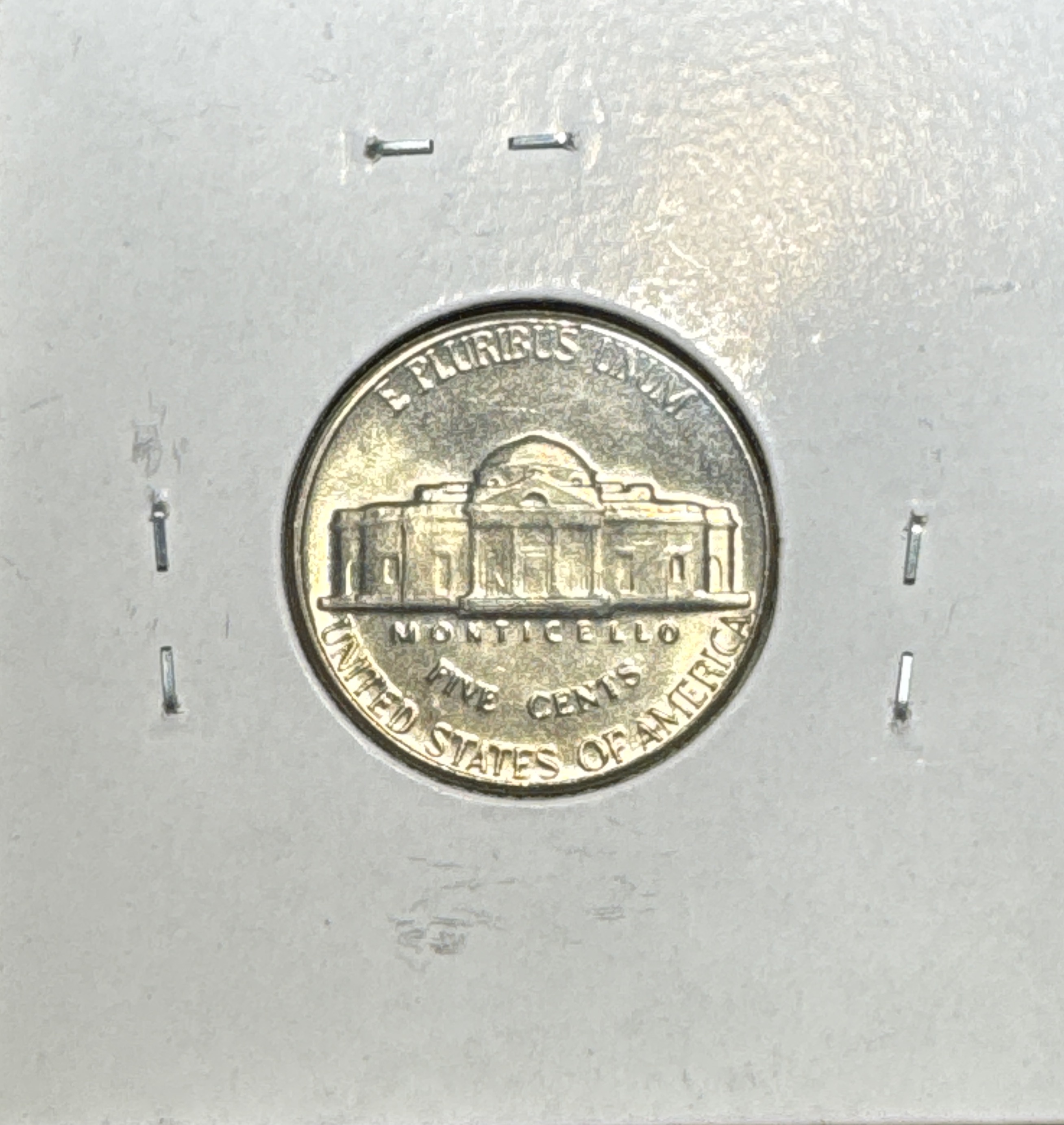 1965-P Jefferson Nickel Ungraded — back