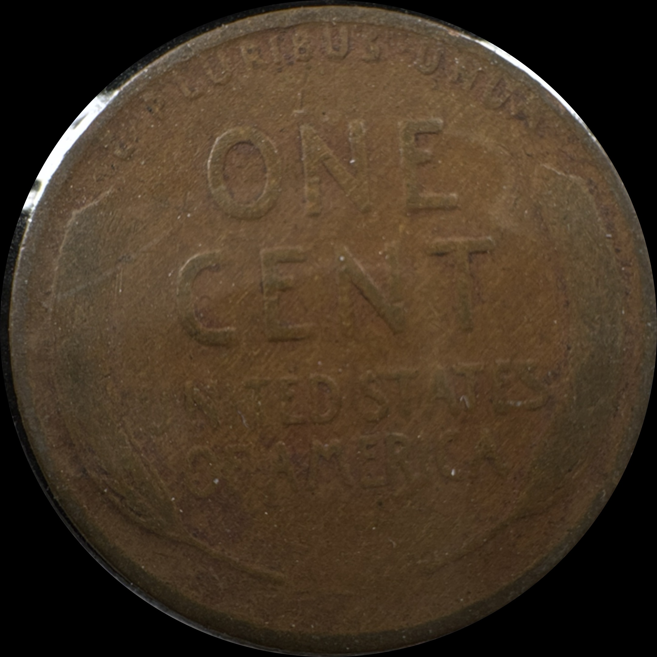 1930-P Lincoln Cent Ungraded — back