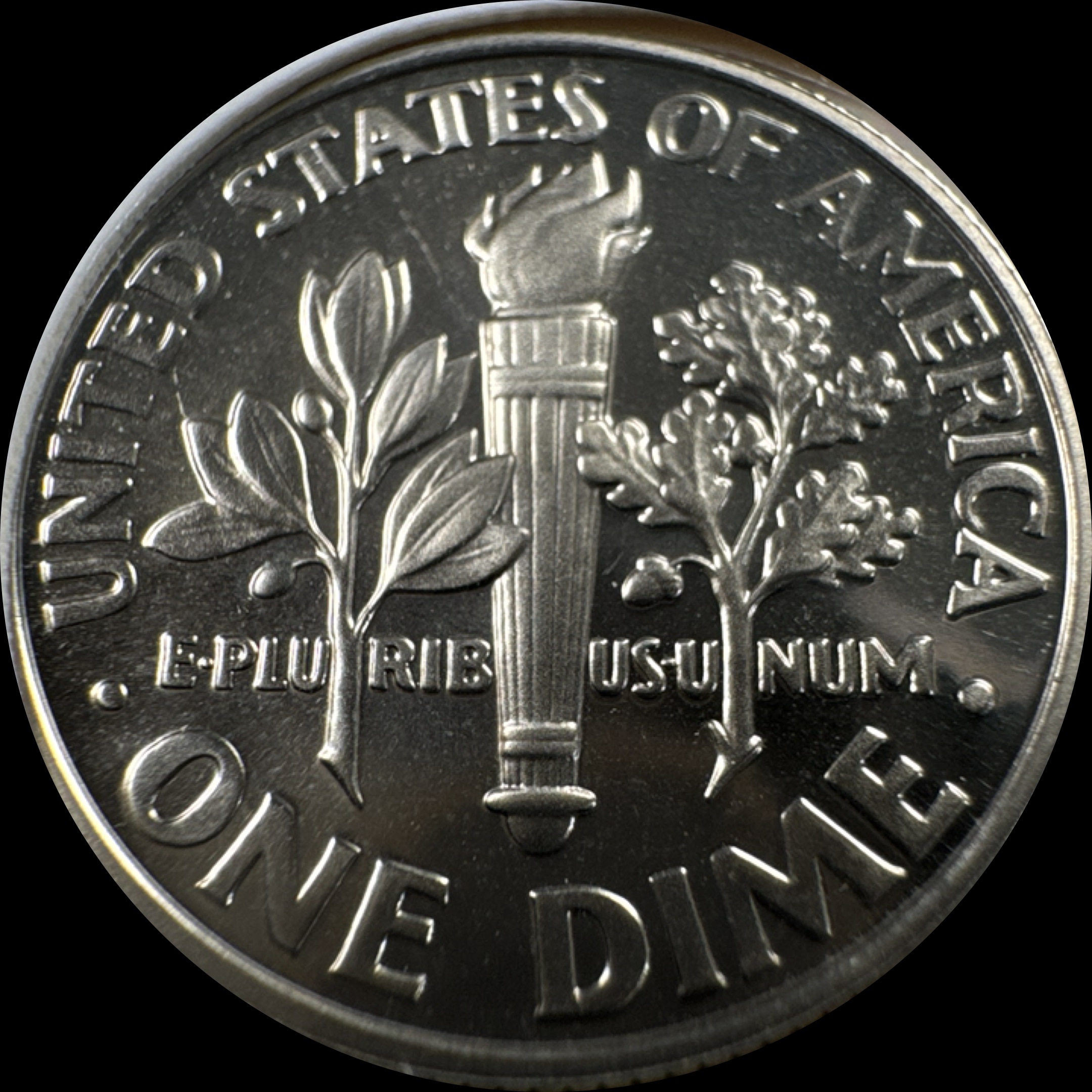 2001-S Roosevelt Dime Ungraded — back