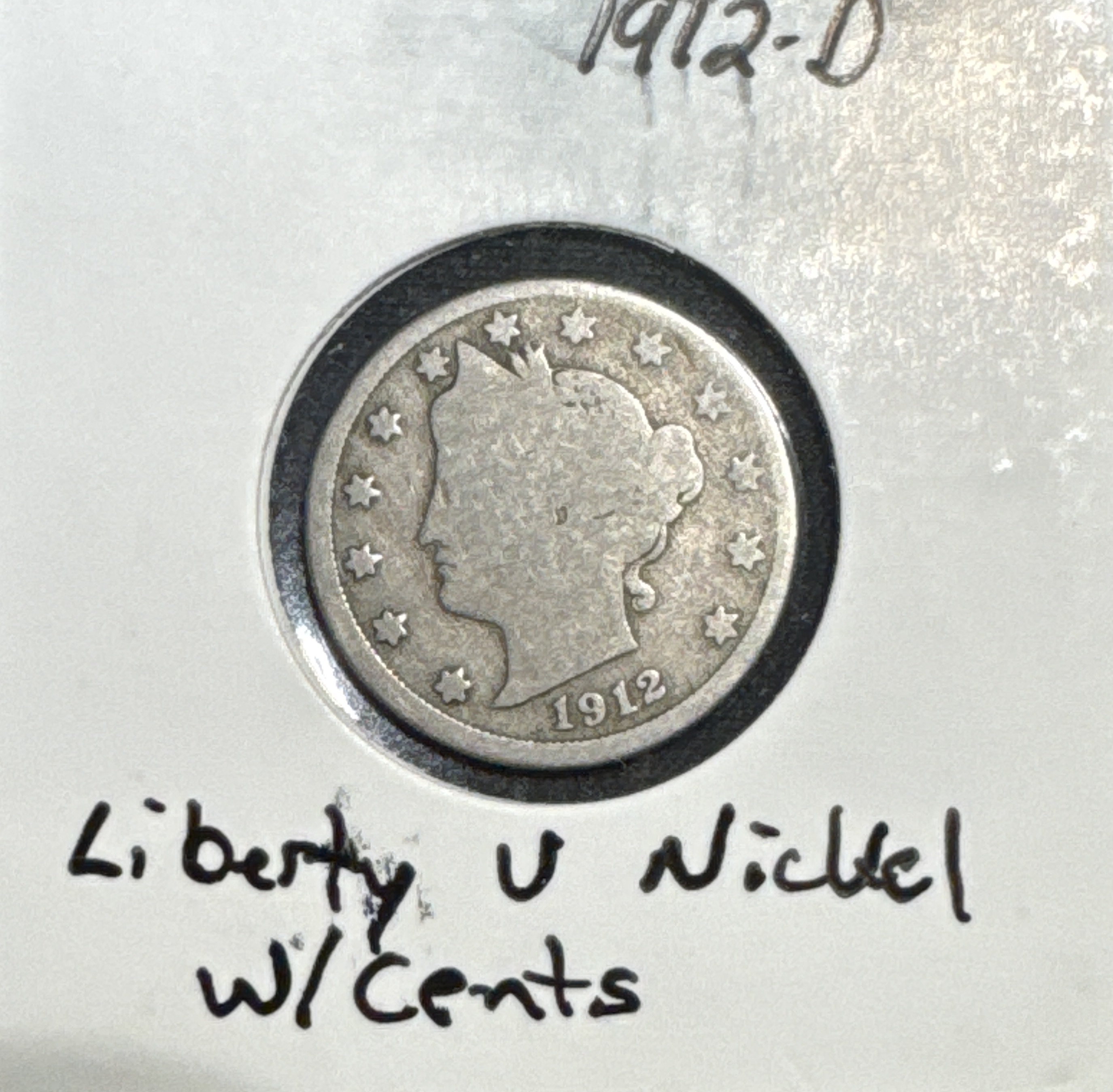 1912-D Liberty V Nickel Ungraded