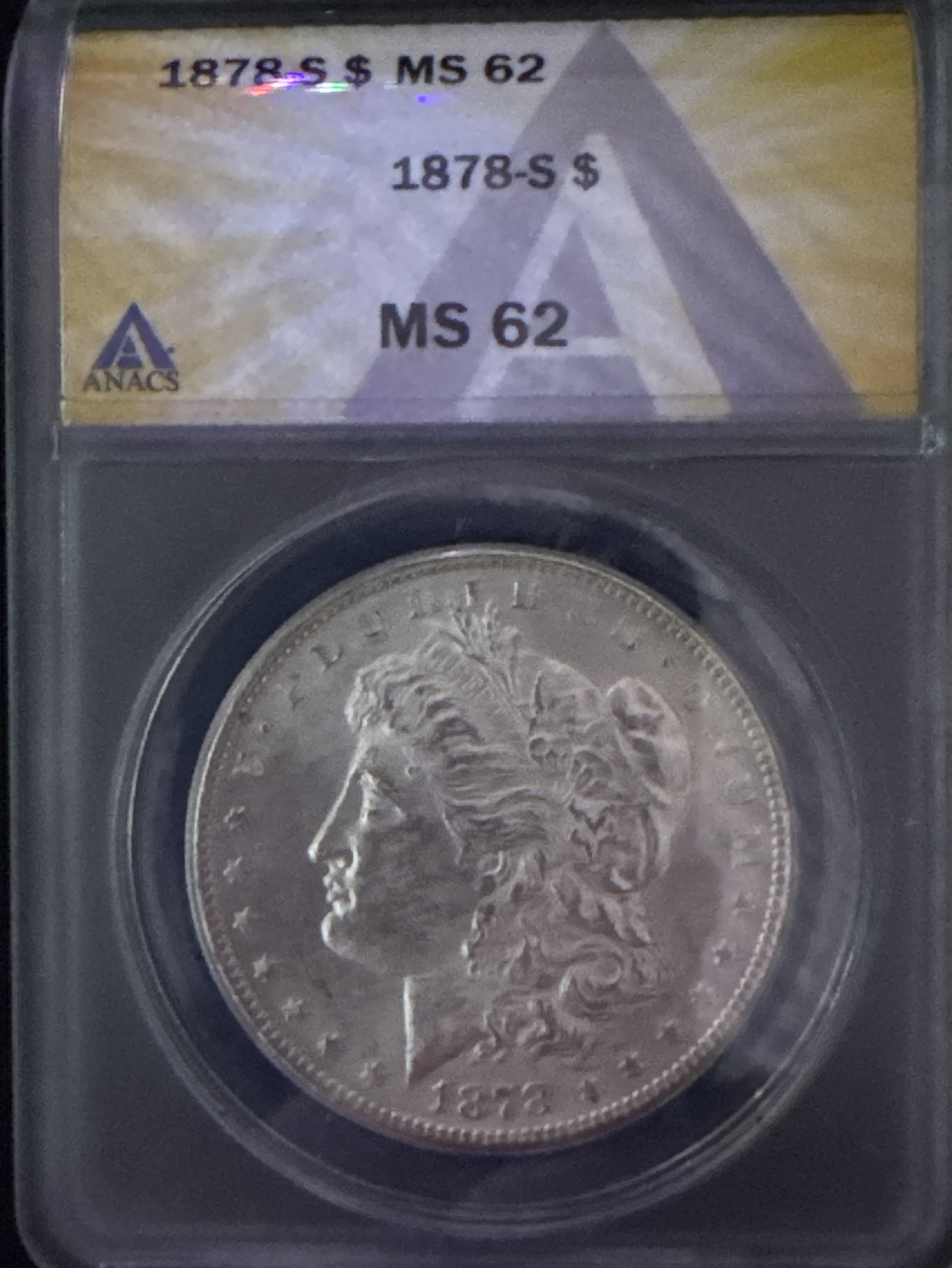 1878-S Morgan Dollar MS62