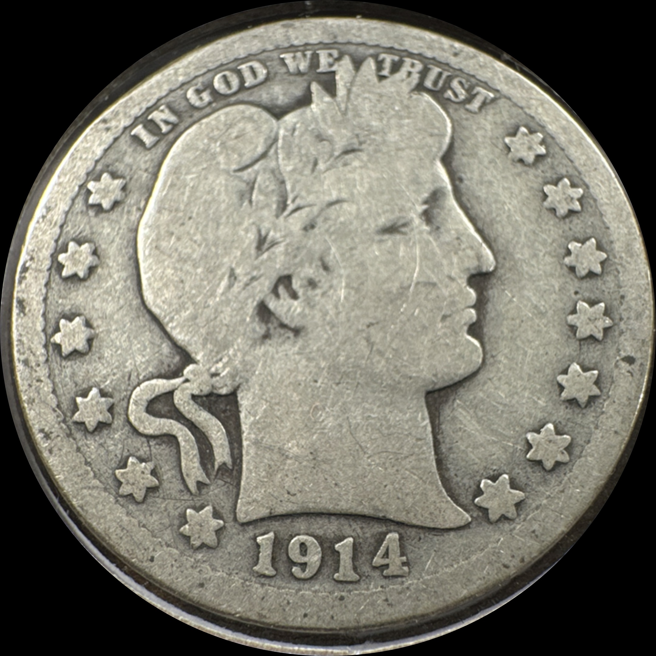 1914-P Barber Quarter Ungraded