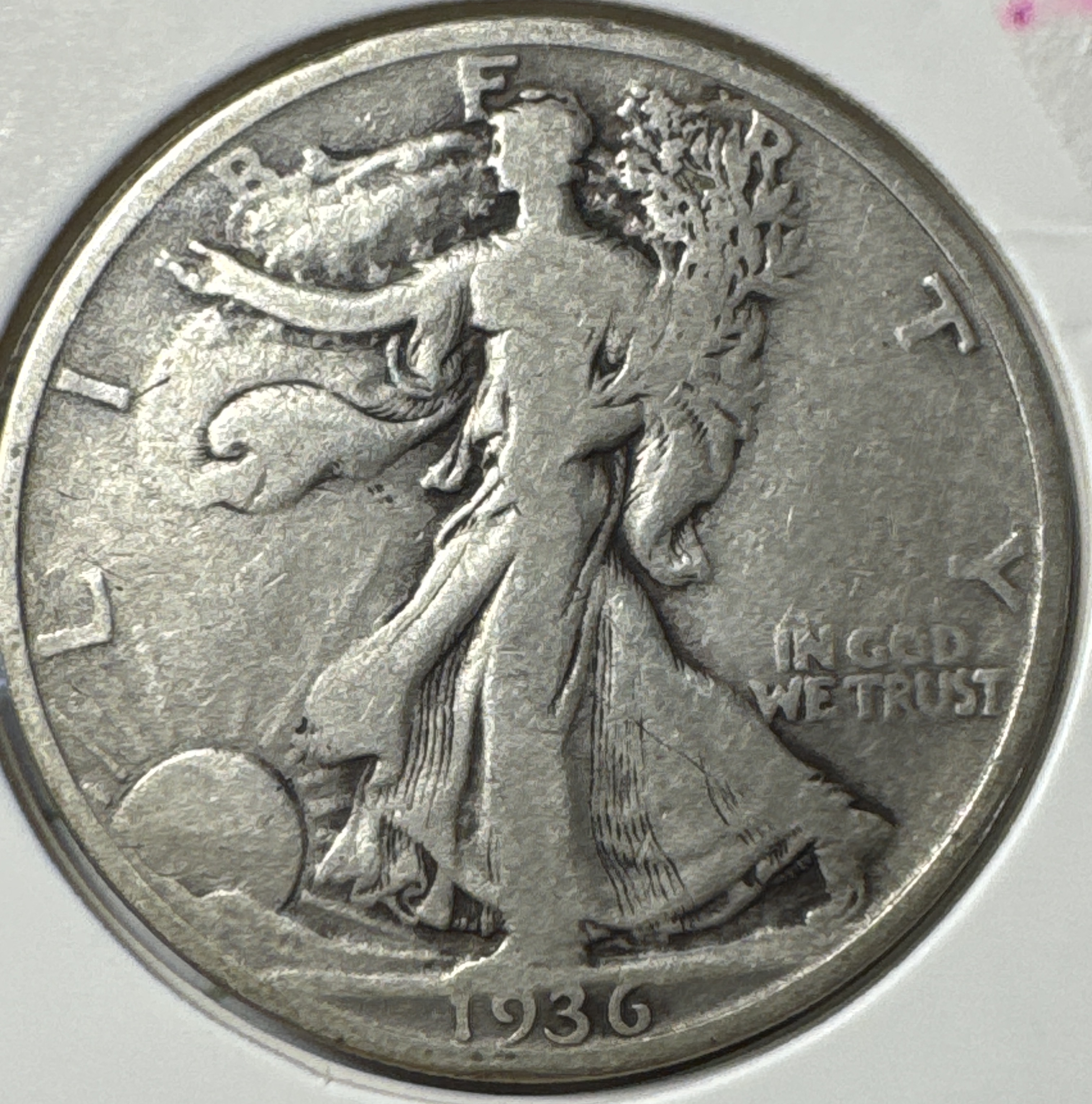 1936-P Walking Liberty Half Dollar Ungraded