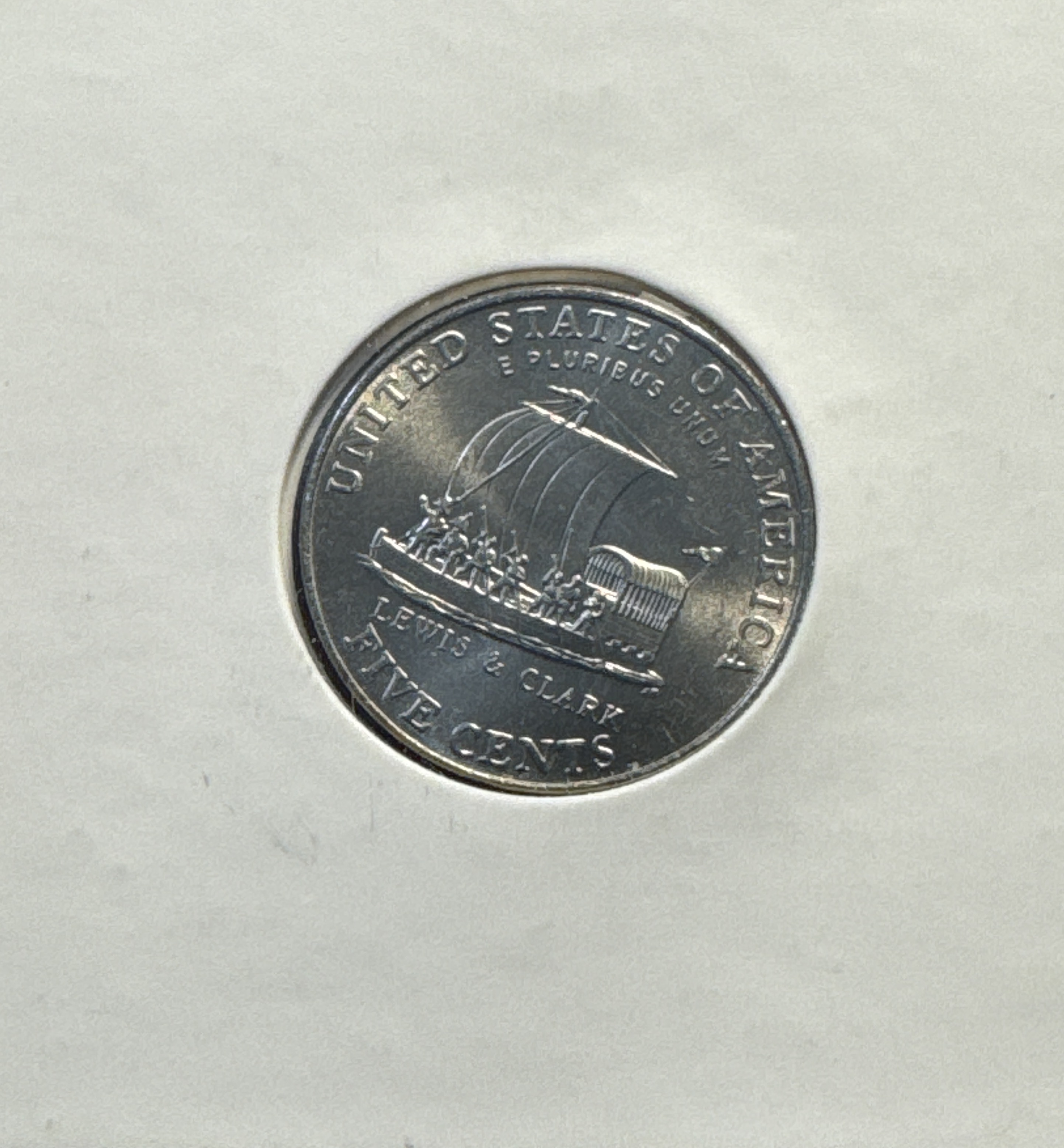 2004 Jefferson Nickel Ungraded — back