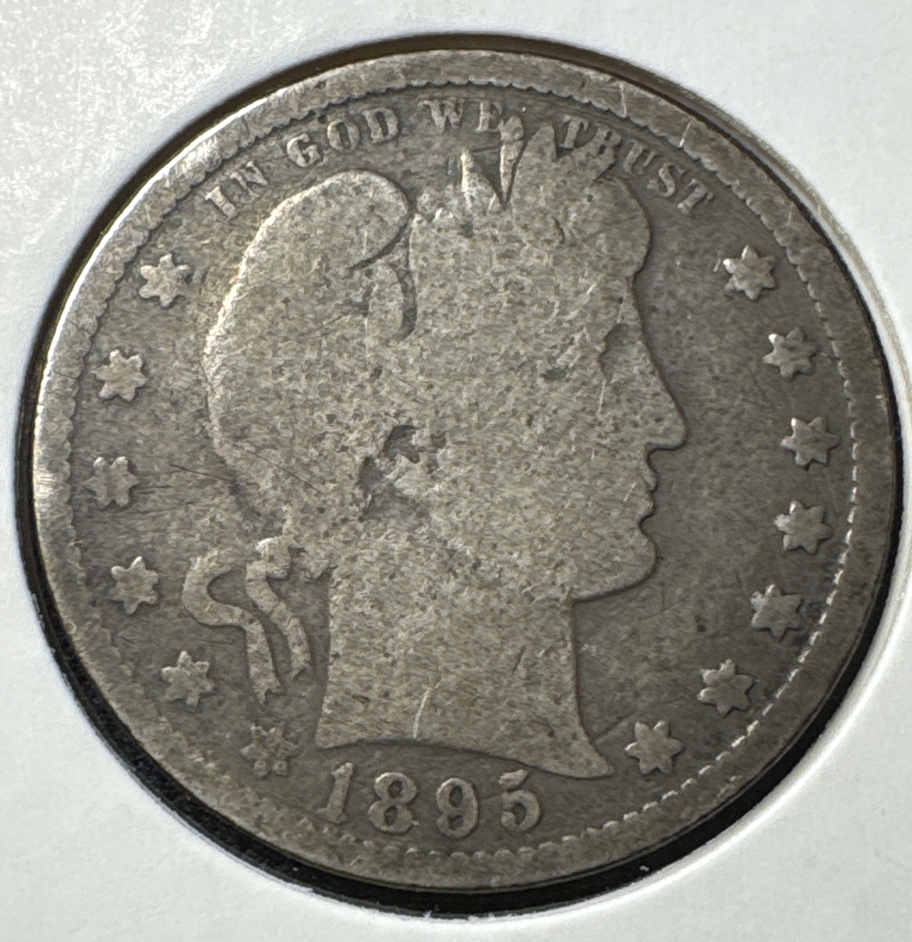 1895-P Barber Quarter Ungraded