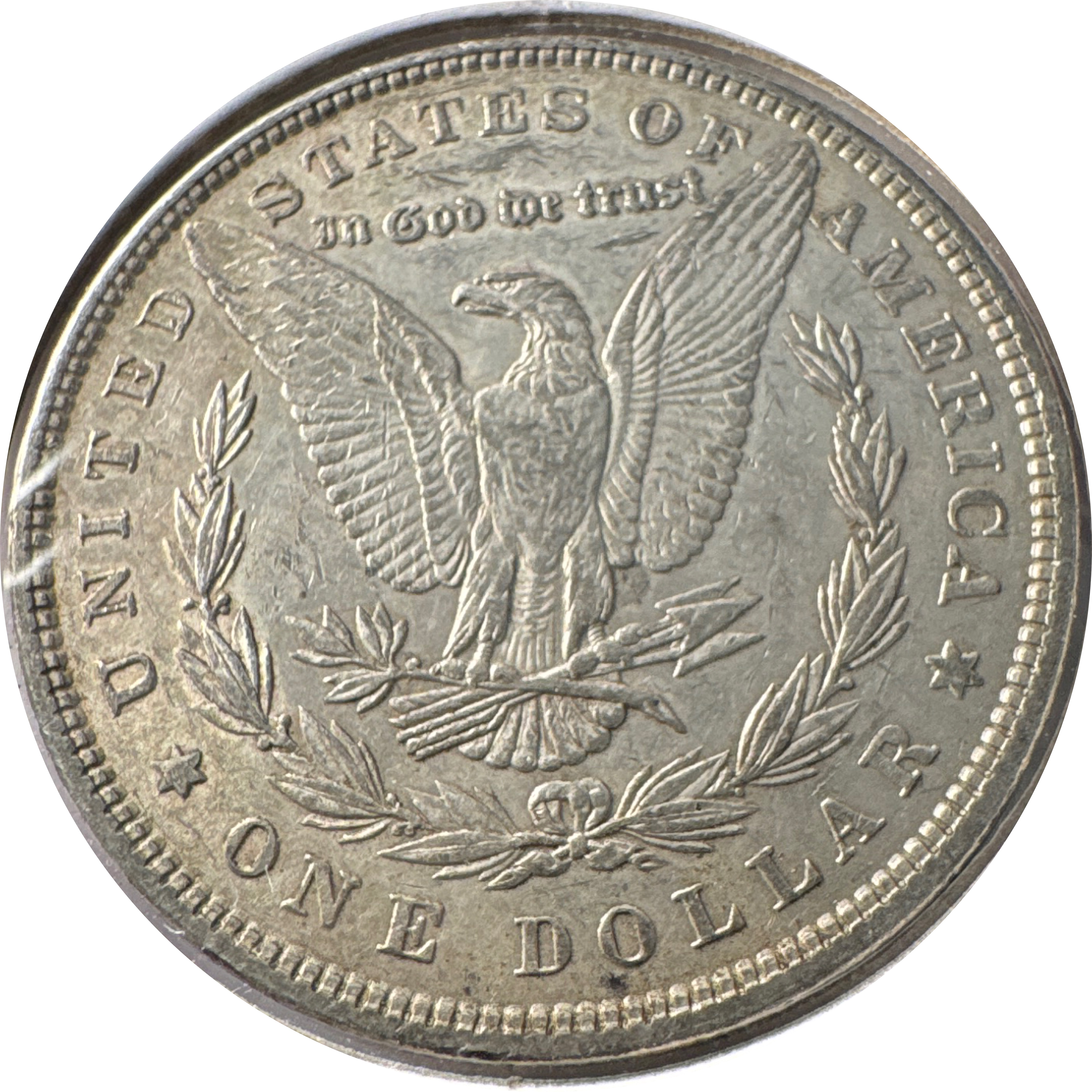 1879-P Morgan Dollar Ungraded — back