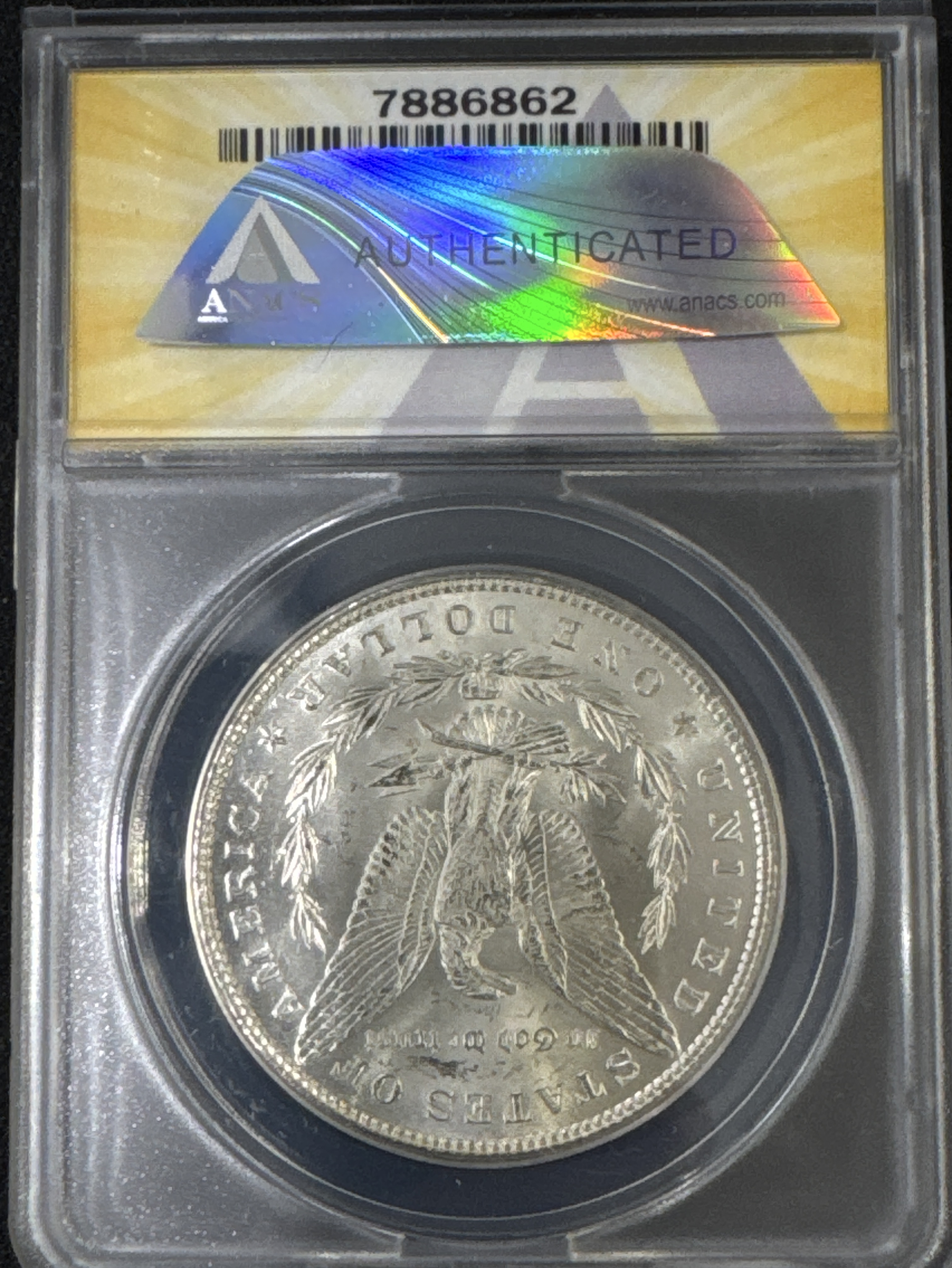 1882-P Morgan Dollar MS61 — back