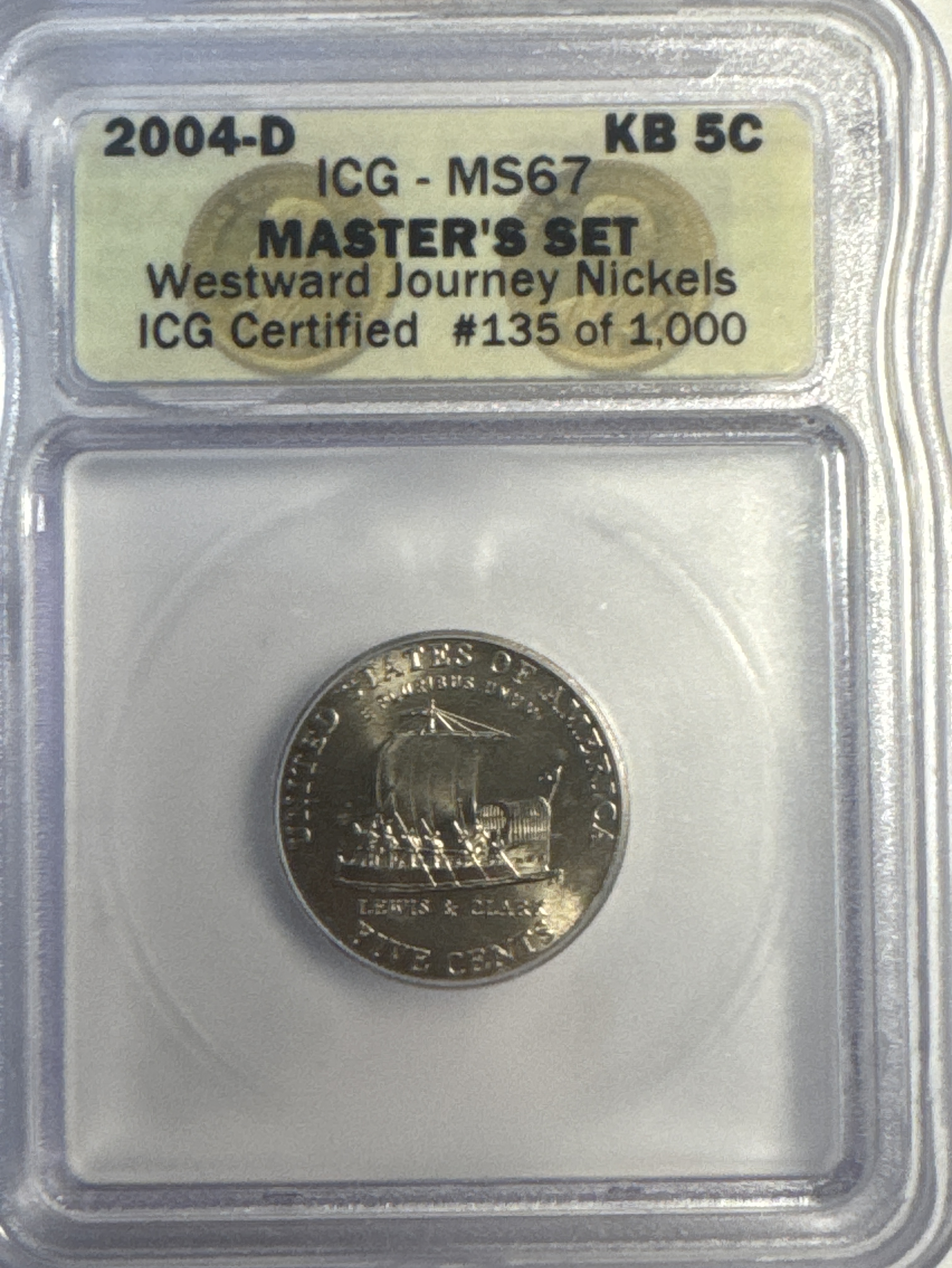 2004-D Jefferson Nickel MS67