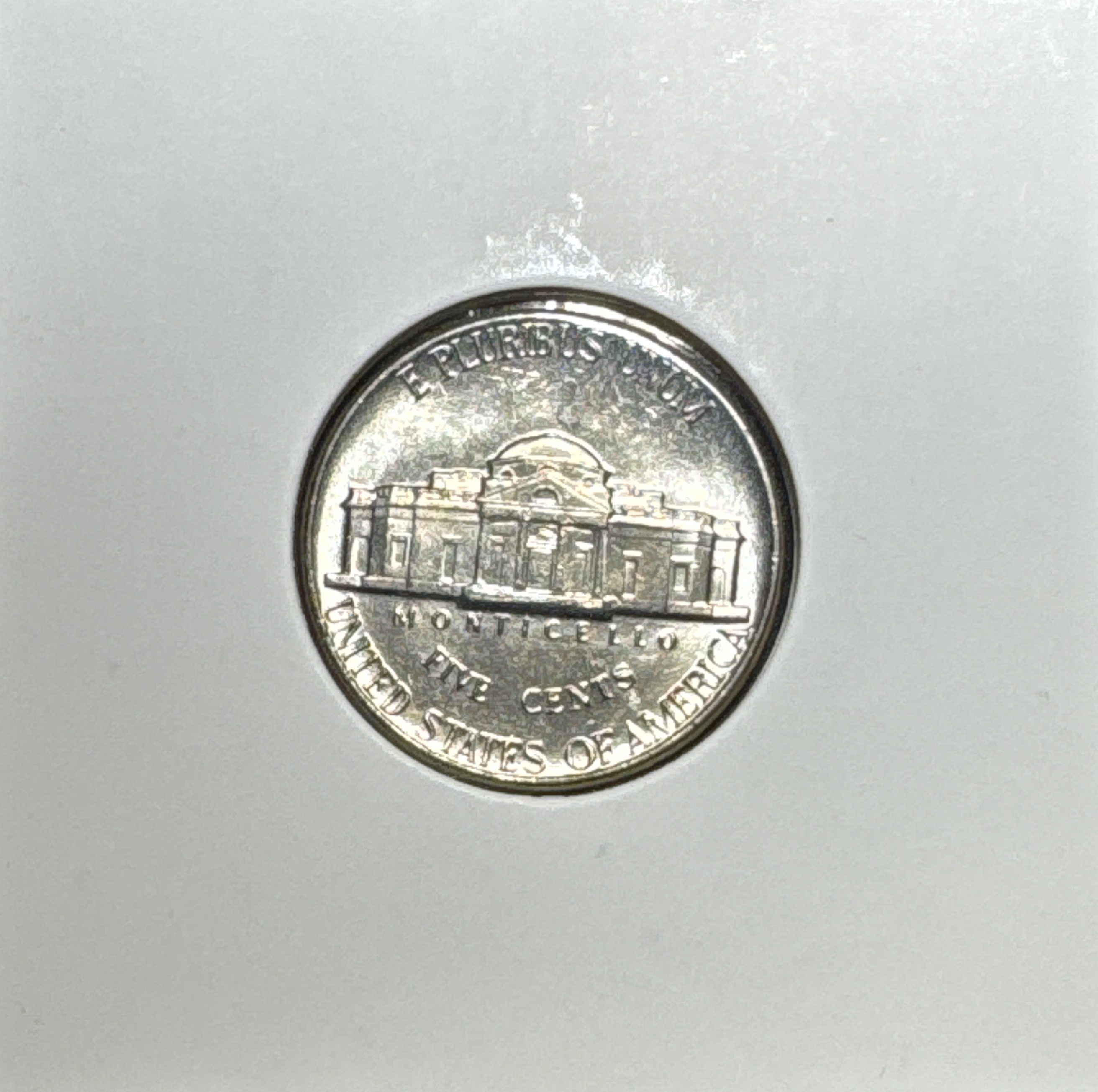 1981-D Jefferson Nickel Ungraded — back