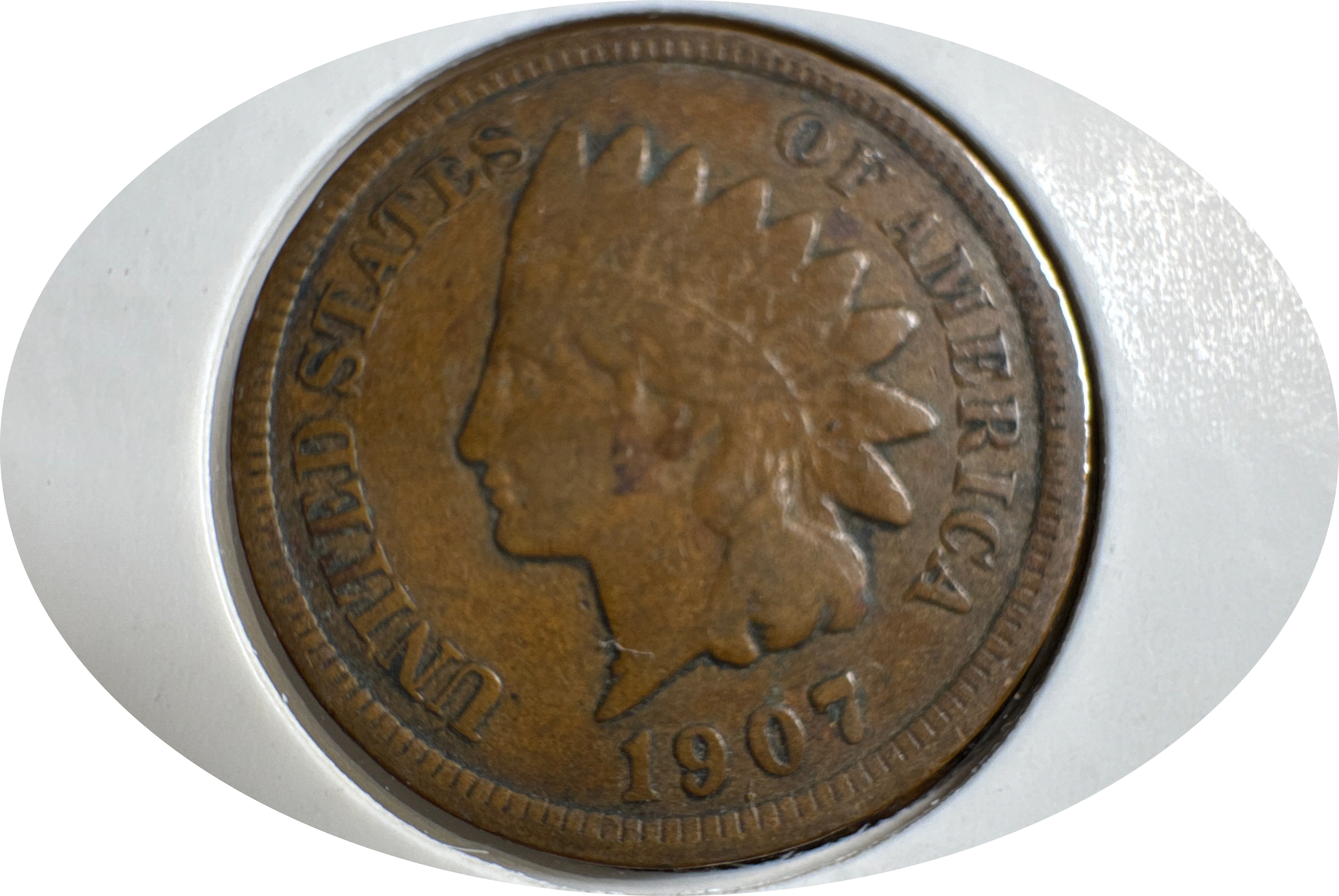 1907-P Indian Head Cent Ungraded