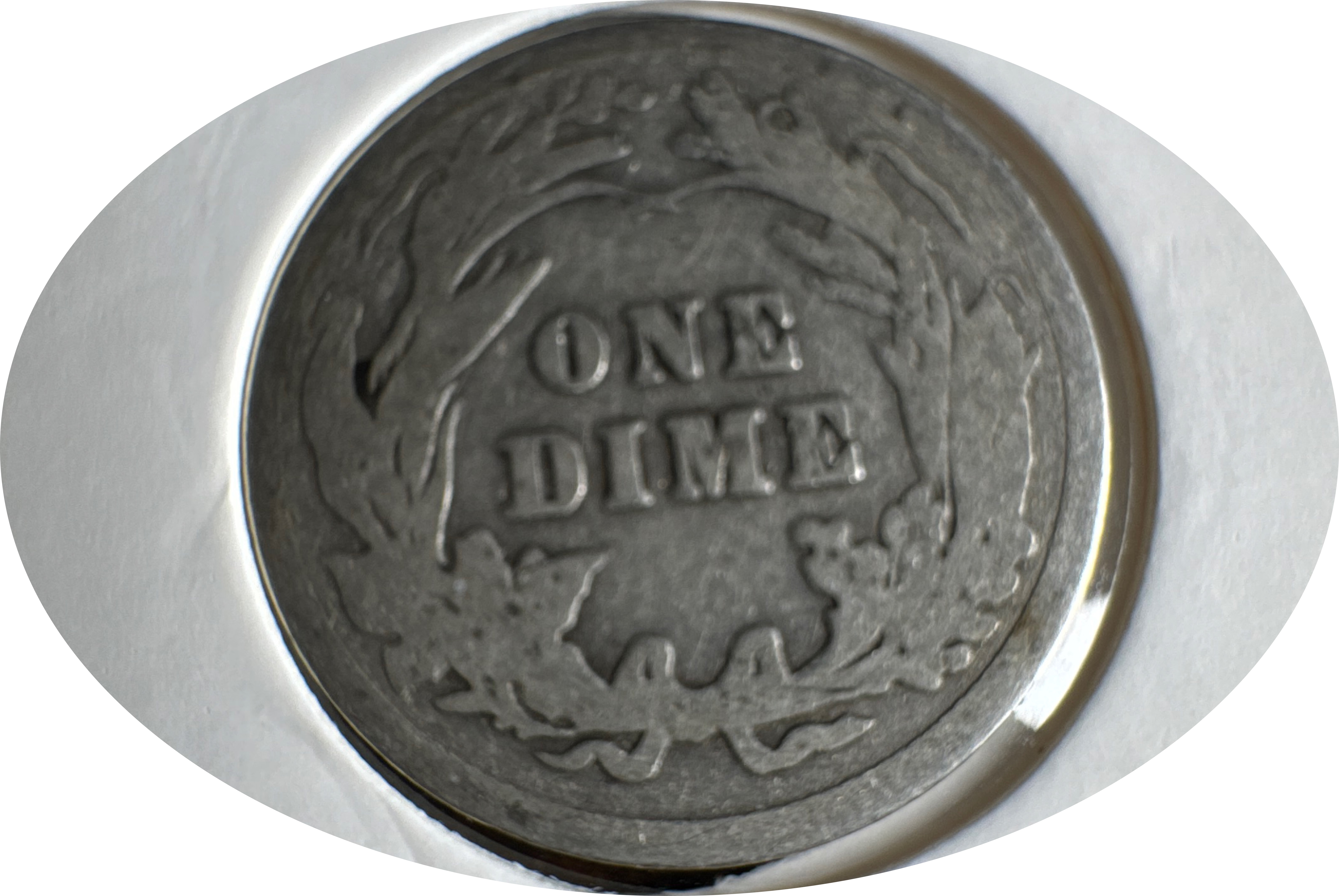 1912-P Barber Dime Ungraded — back