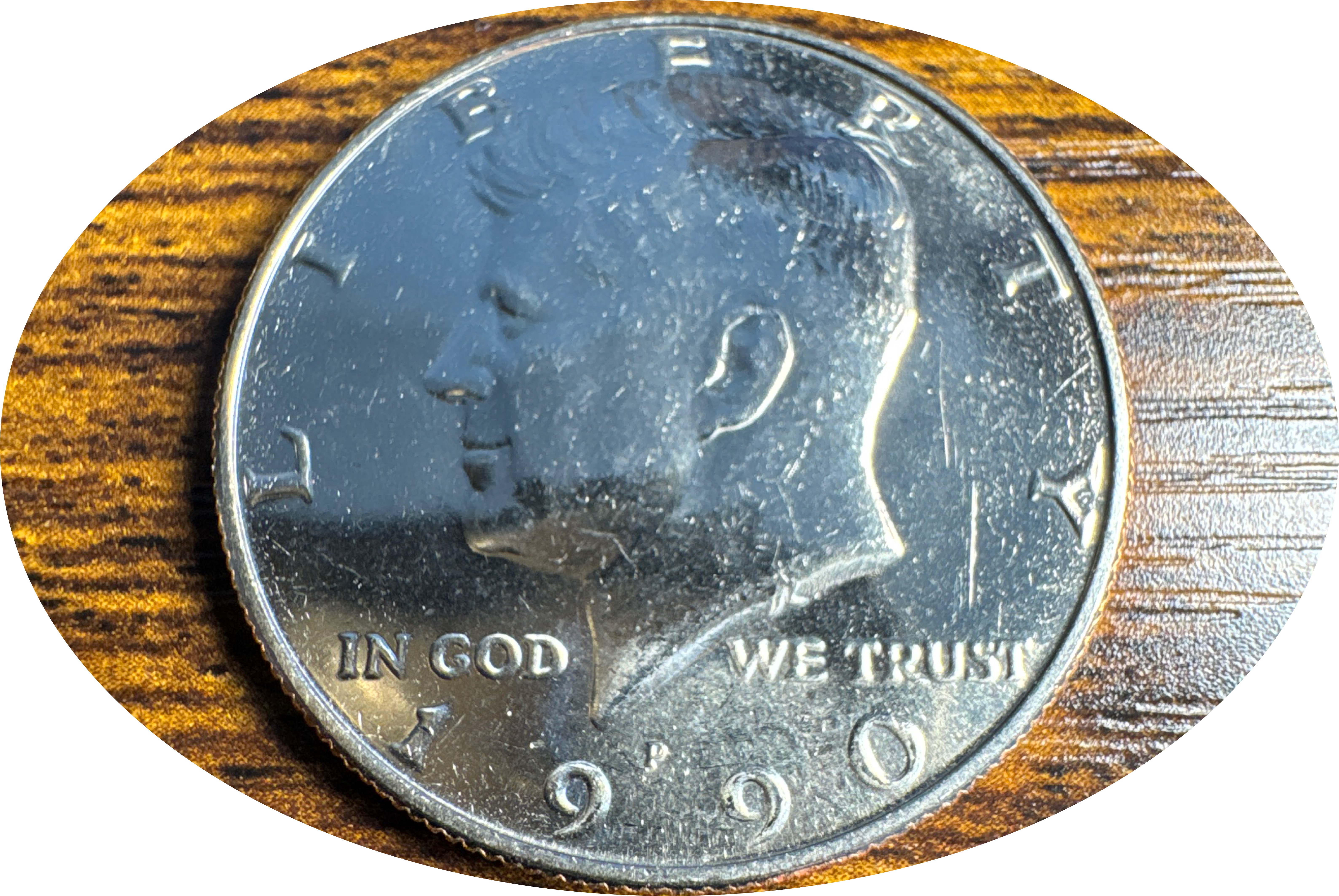 1990-P Kennedy Half Dollar Ungraded