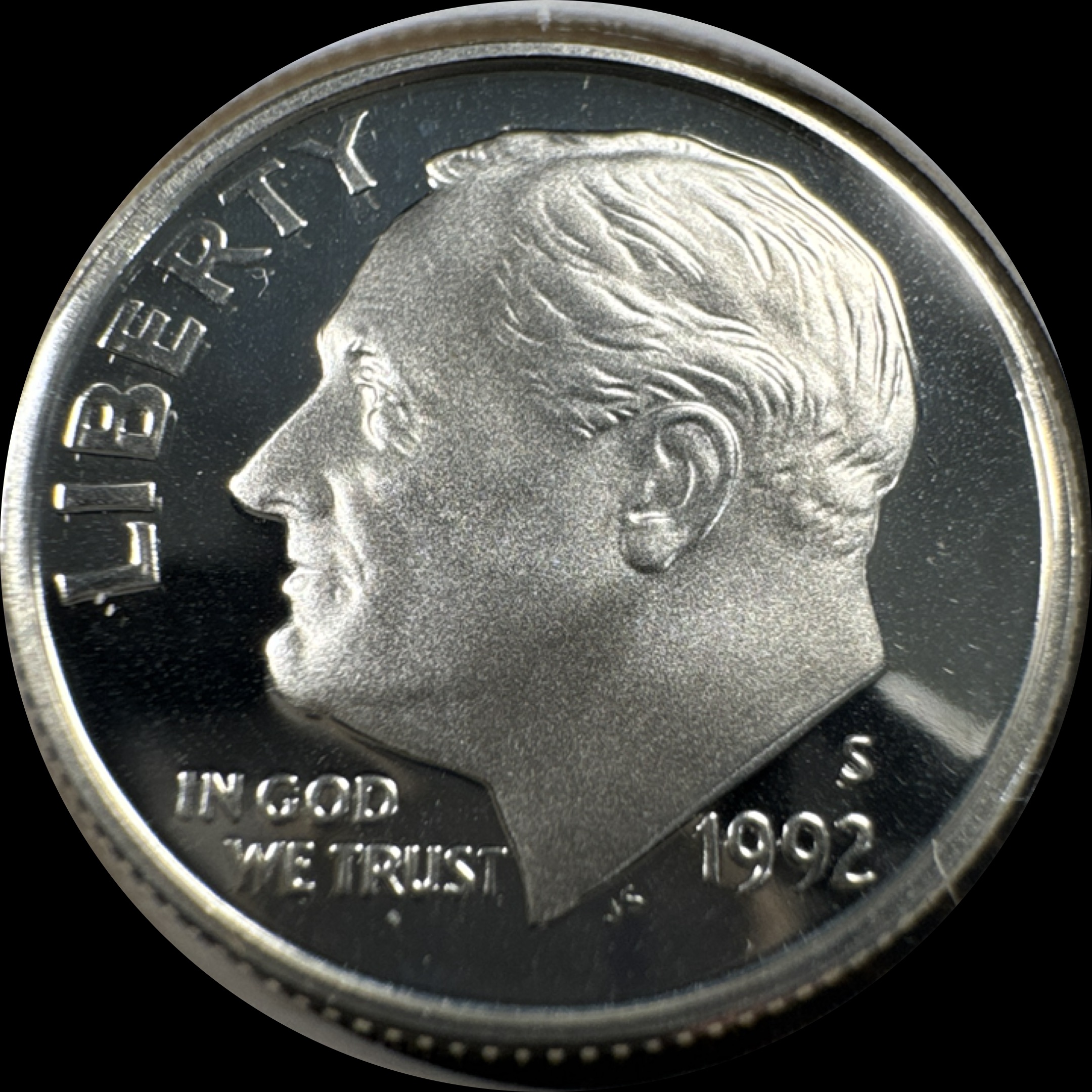1992-S Roosevelt Dime Ungraded