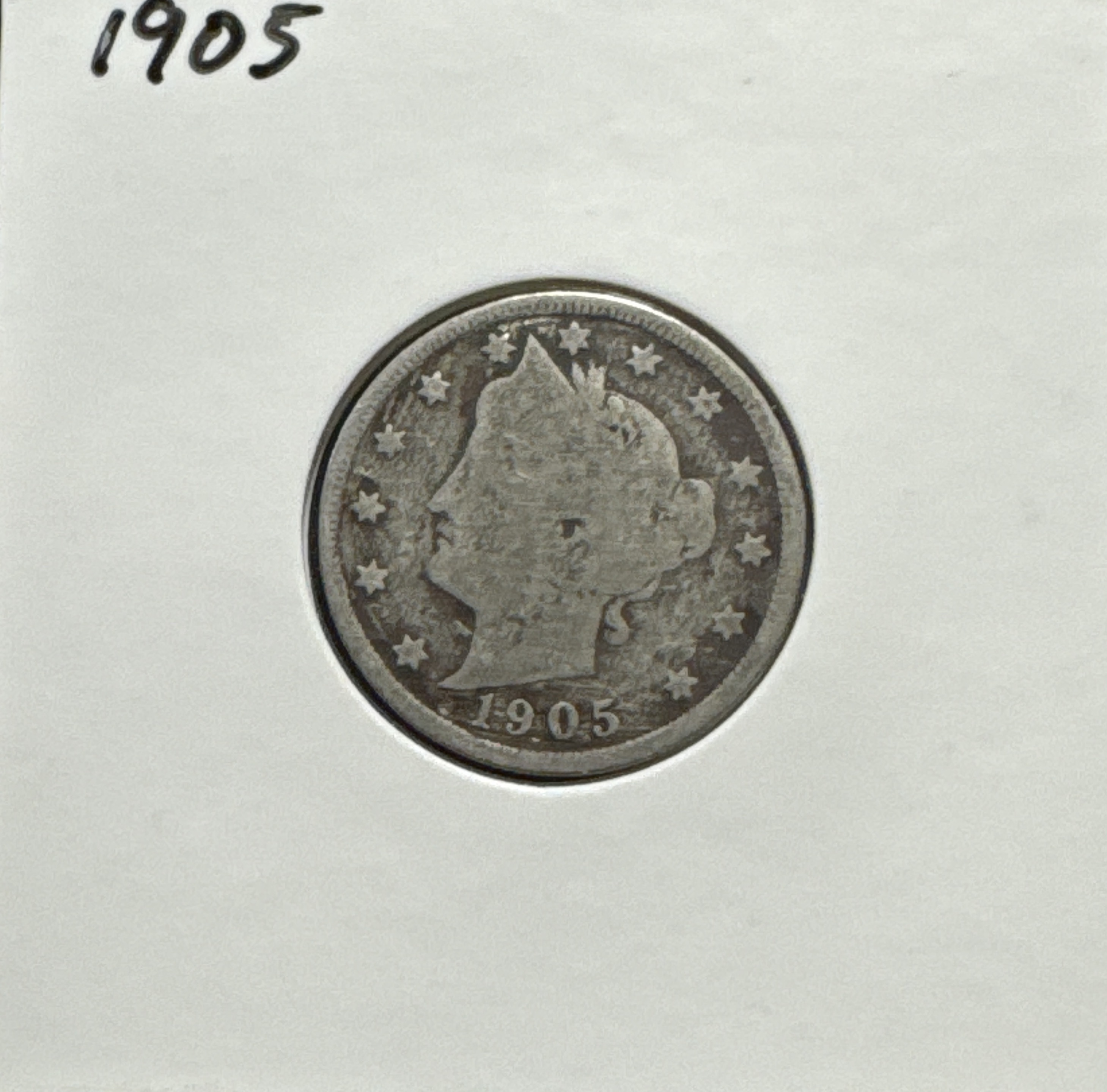 1905-P Liberty V Nickel Ungraded