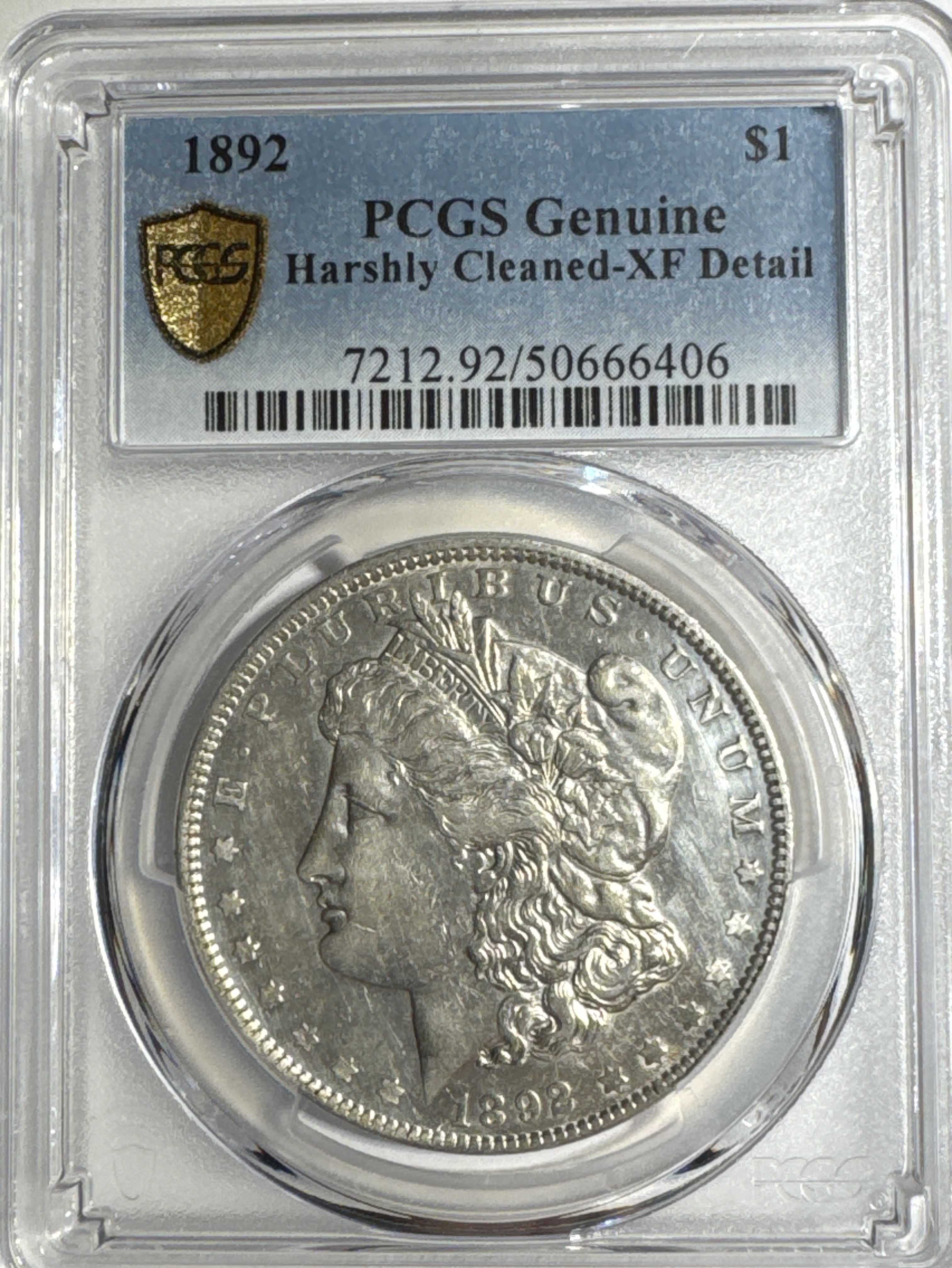 1892-P Morgan Dollar XF45