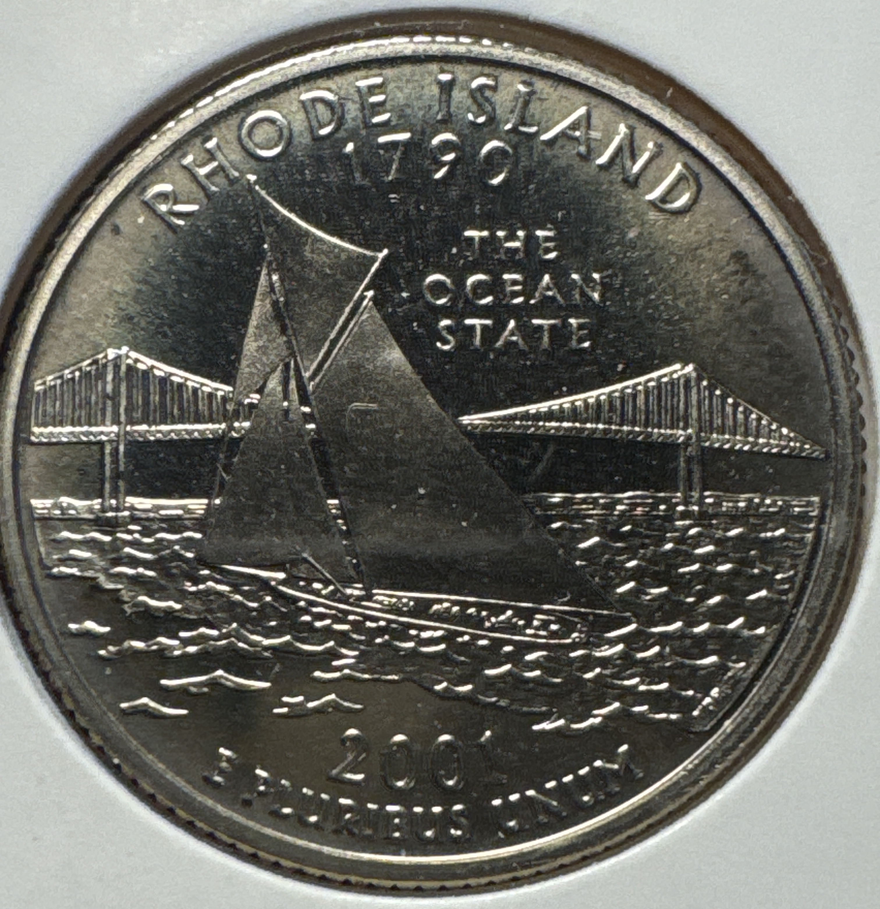 2001-S Washington Quarter Ungraded — back