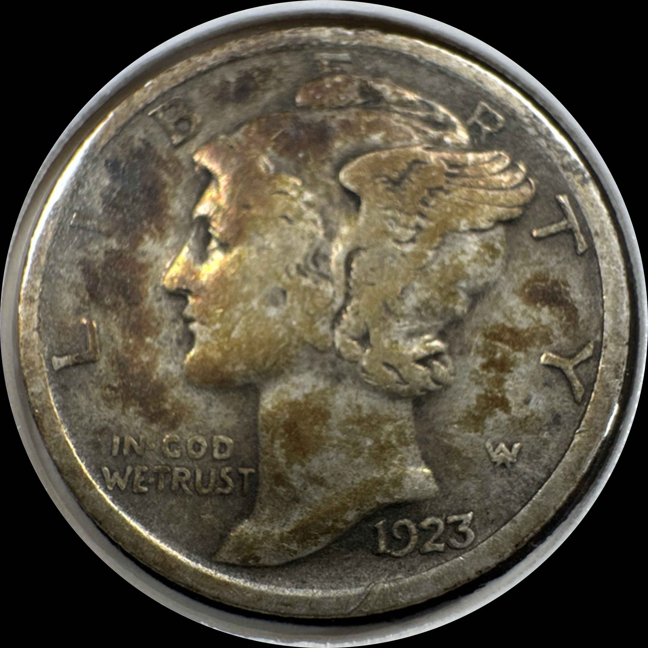 1923-P Mercury Dime Ungraded