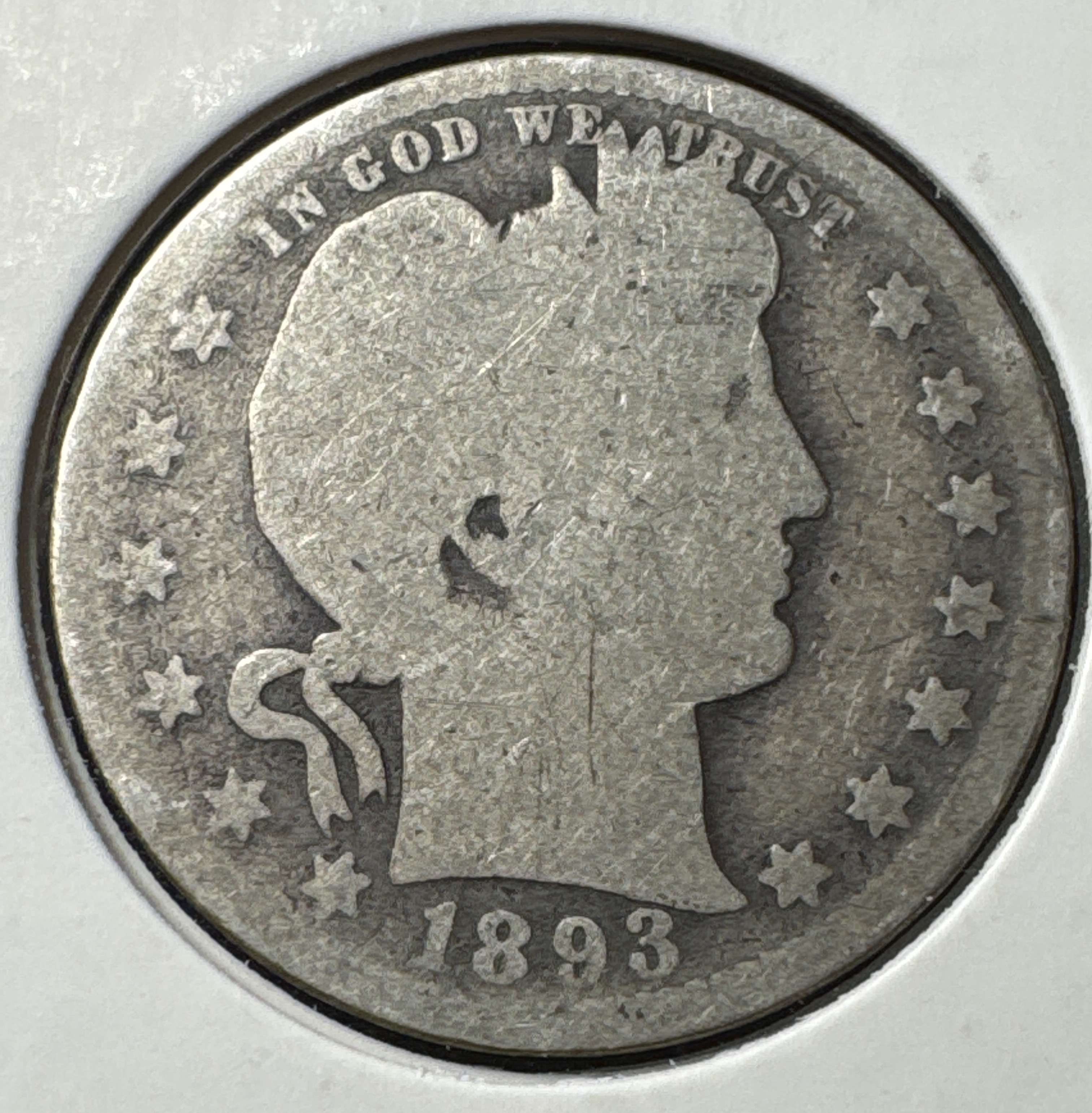 1893-O Barber Quarter Ungraded