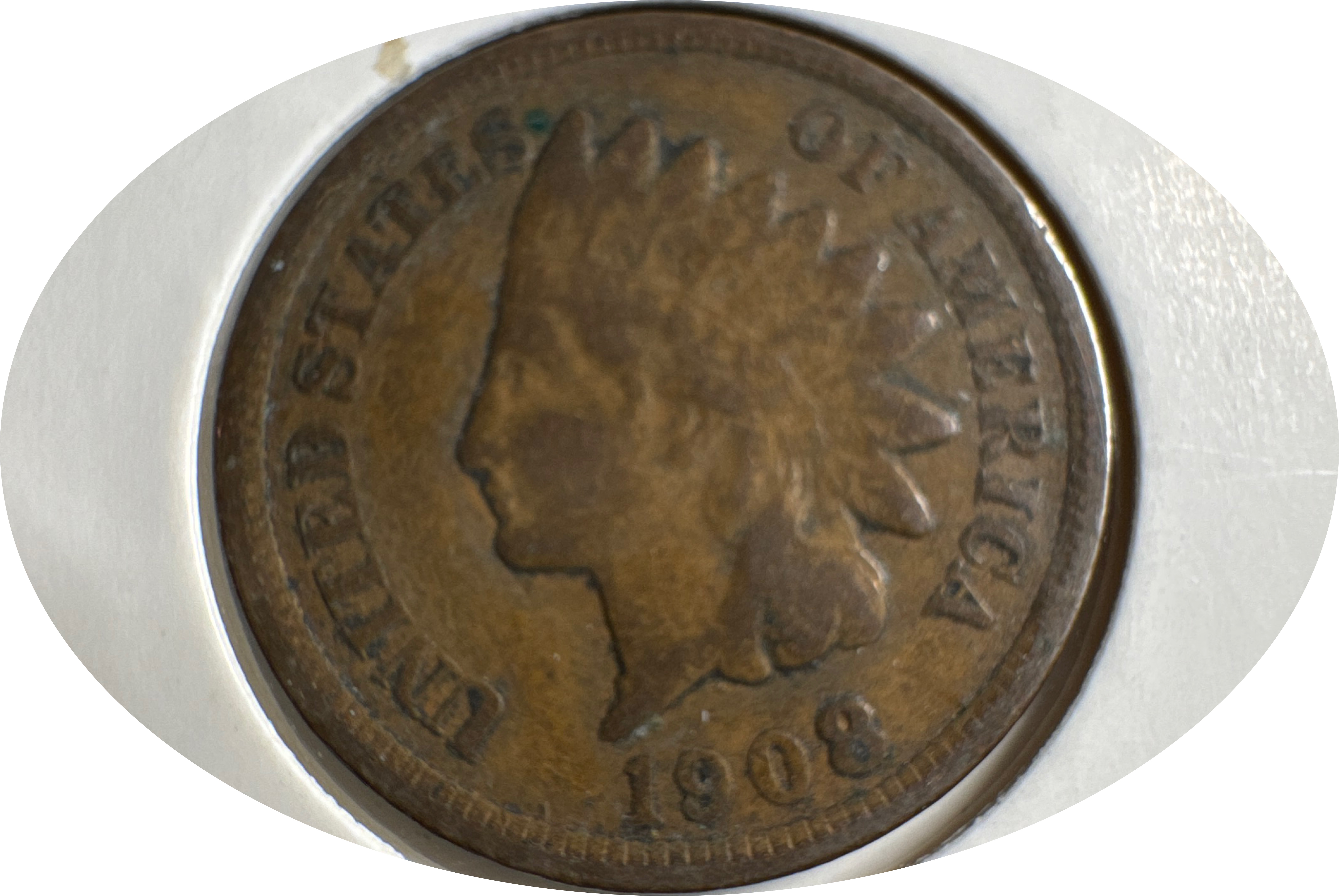 1908-P Indian Head Cent Ungraded