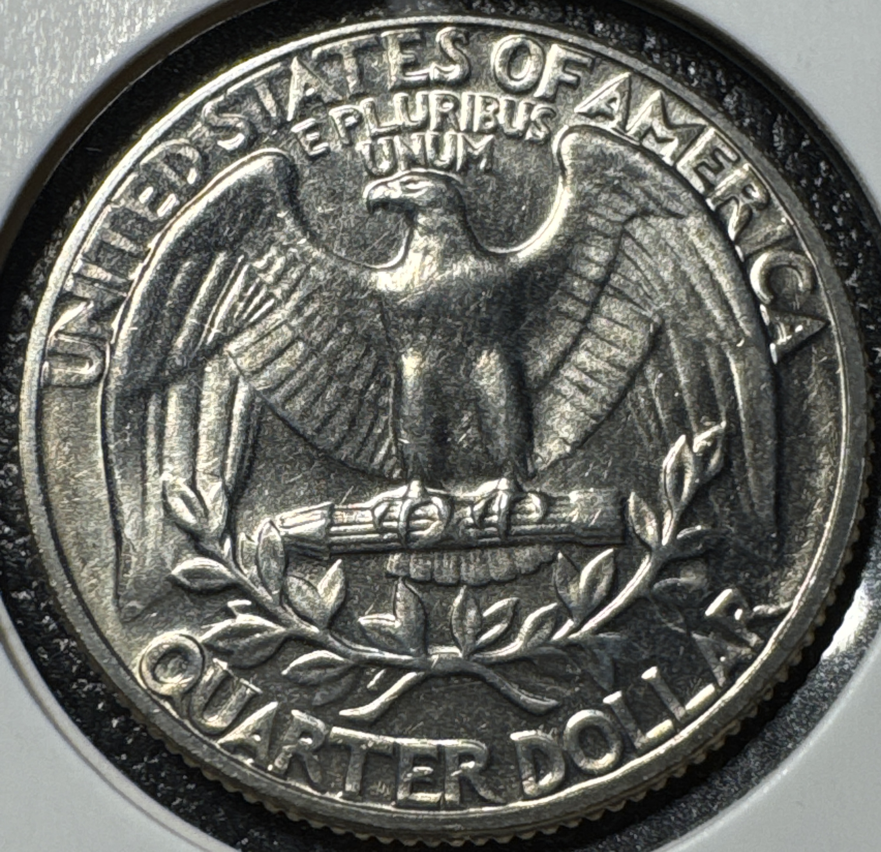 1971-D Washington Quarter Ungraded — back