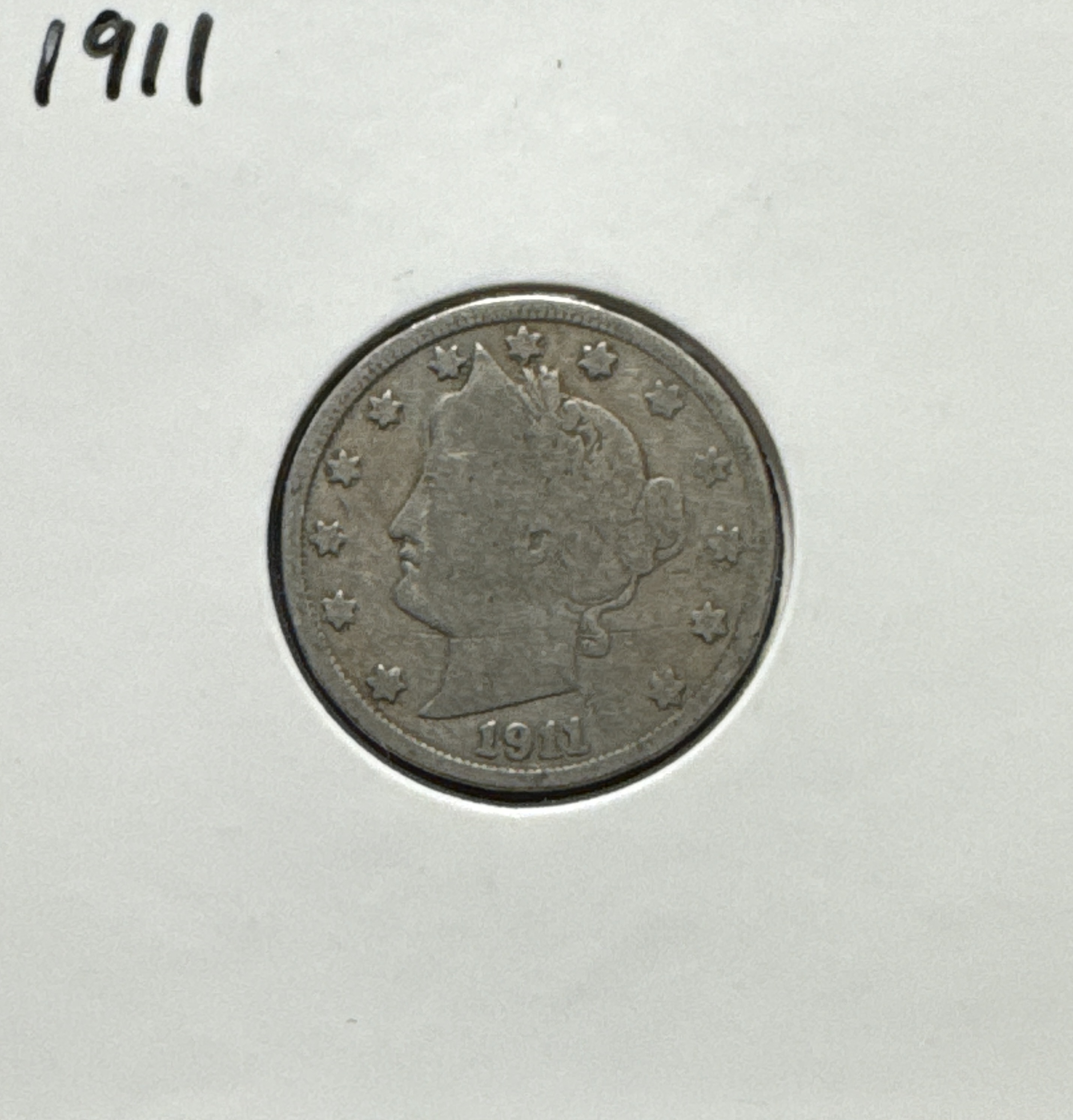 1911-P Liberty V Nickel Ungraded