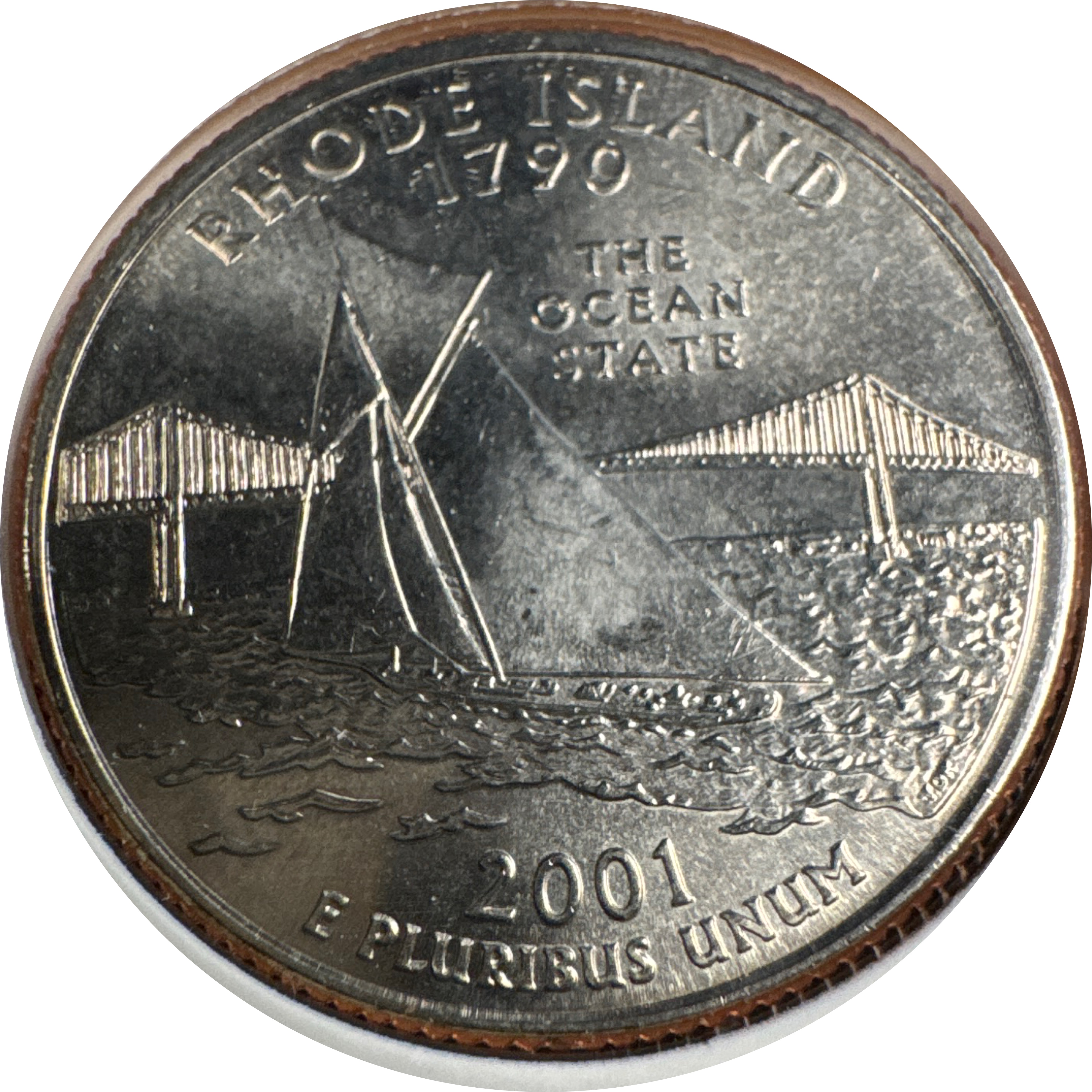2001-P Washington Quarter Ungraded — back
