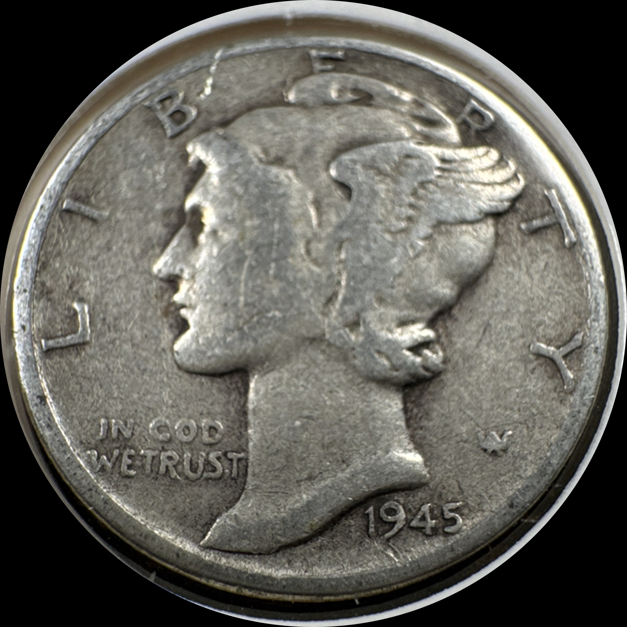 1945-P Mercury Dime Ungraded
