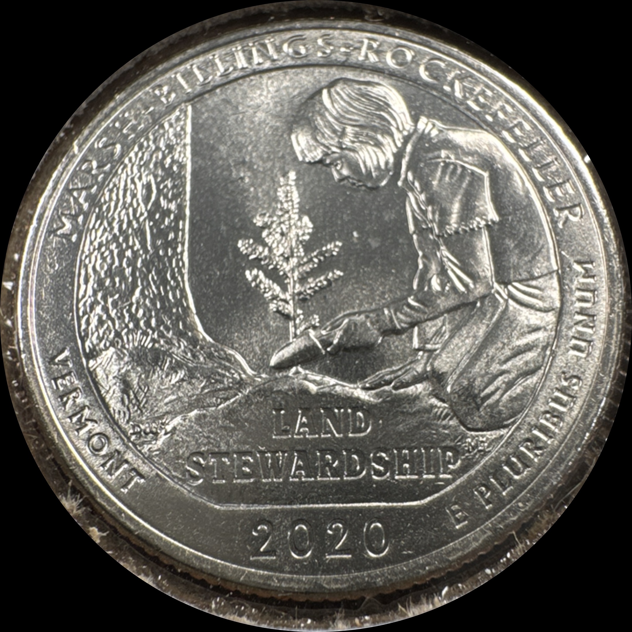 2020-D Washington Quarter Ungraded — back