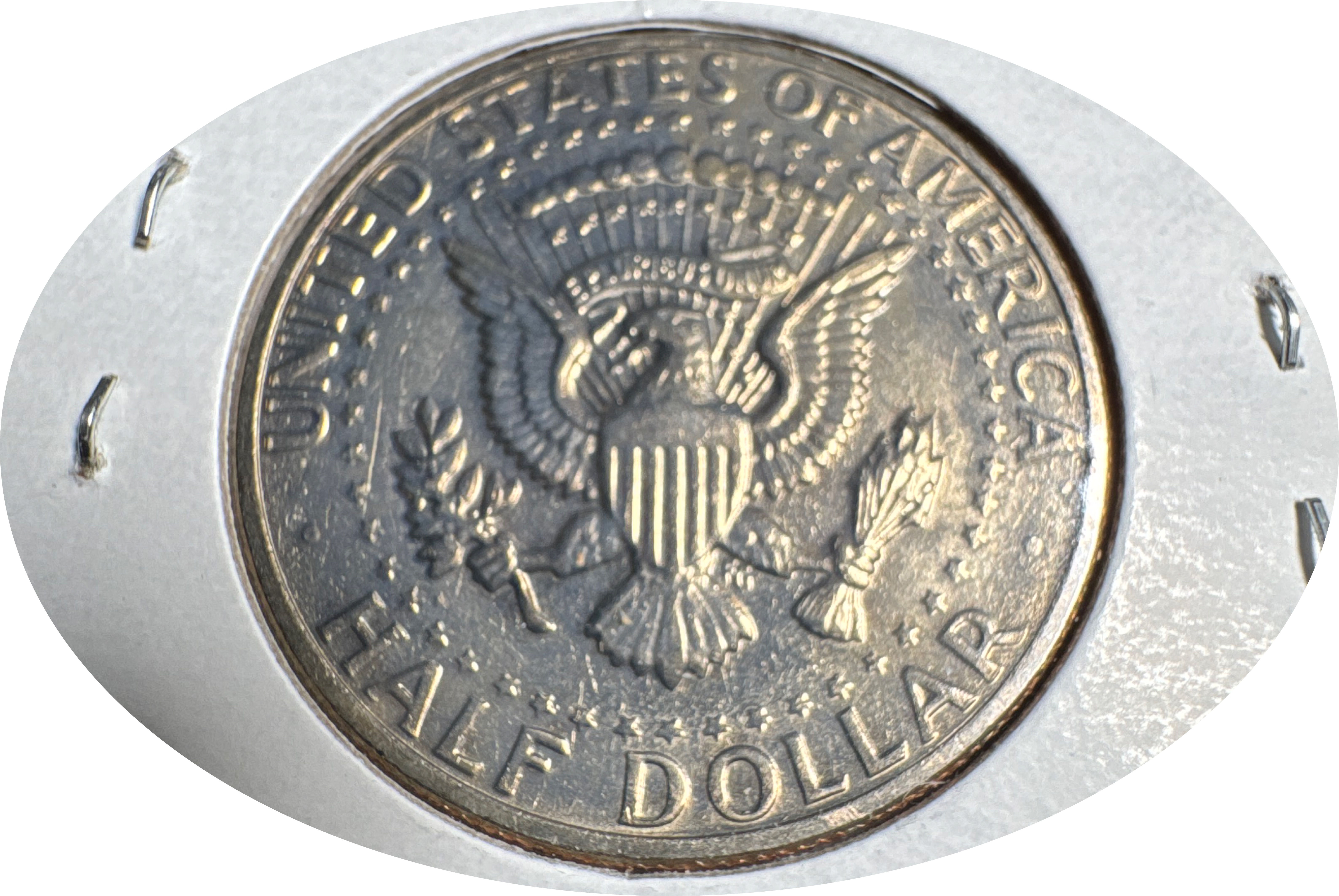 1971-P Kennedy Half Dollar Ungraded — back