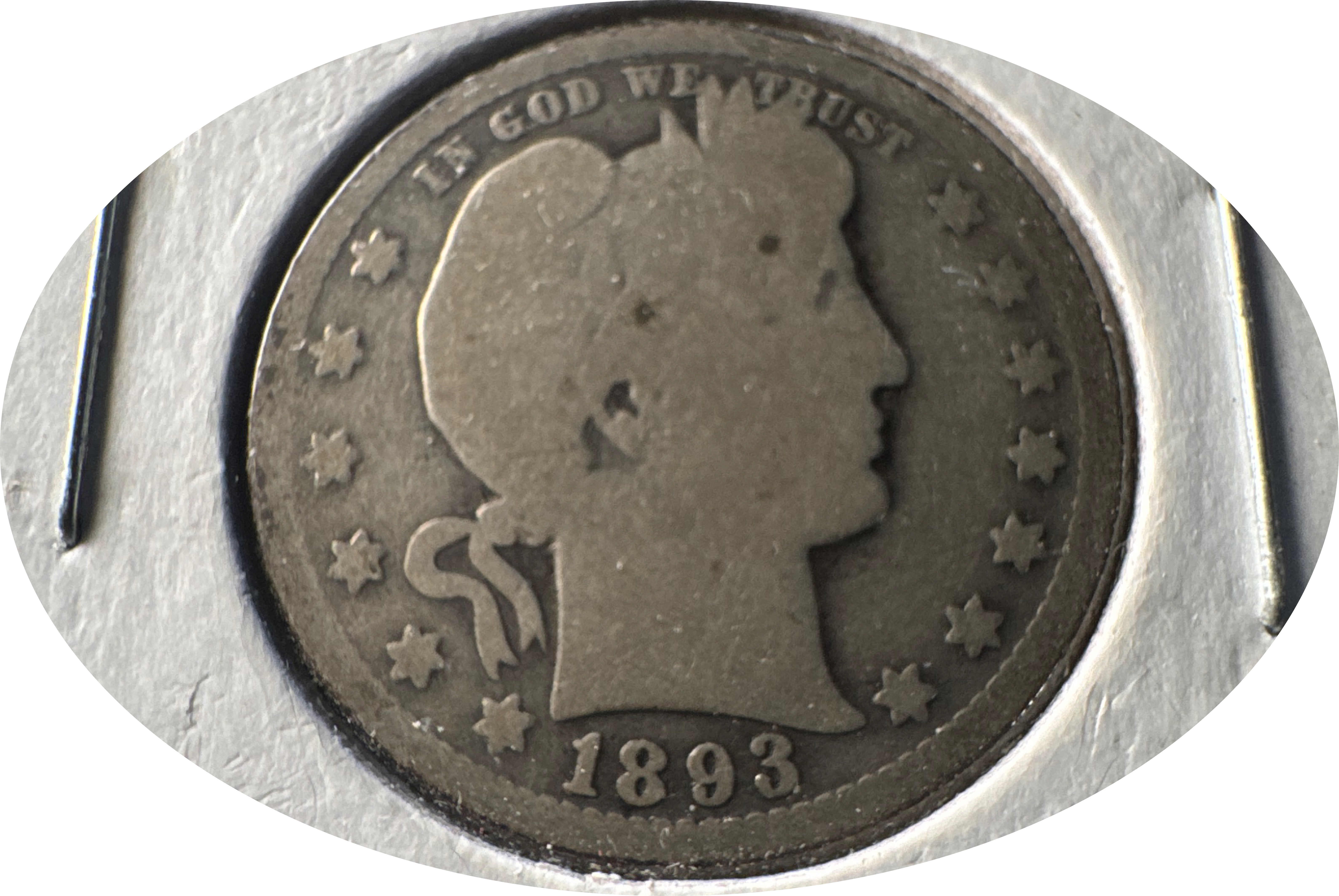 1893-O Barber Quarter Ungraded