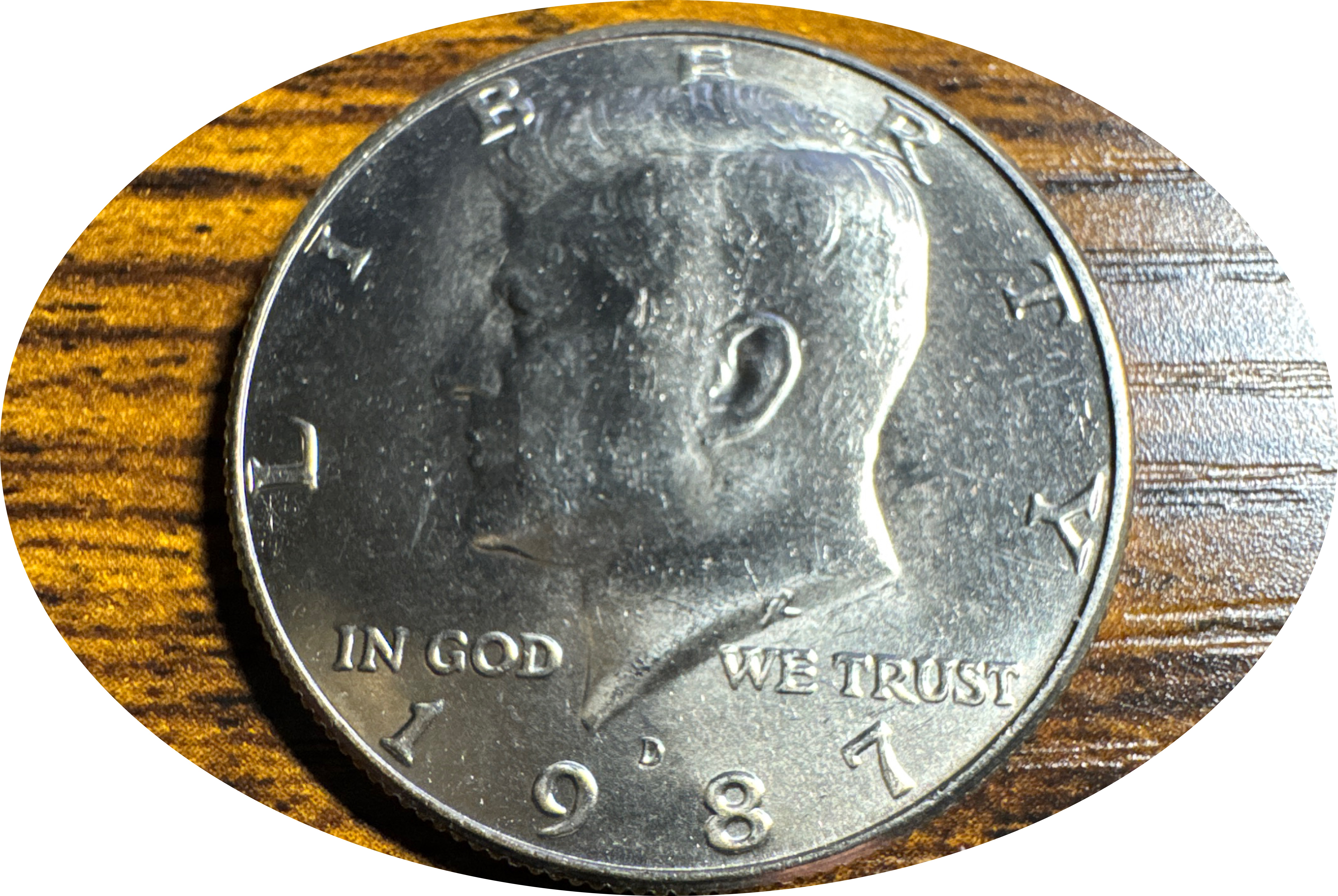 1987-D Kennedy Half Dollar Ungraded